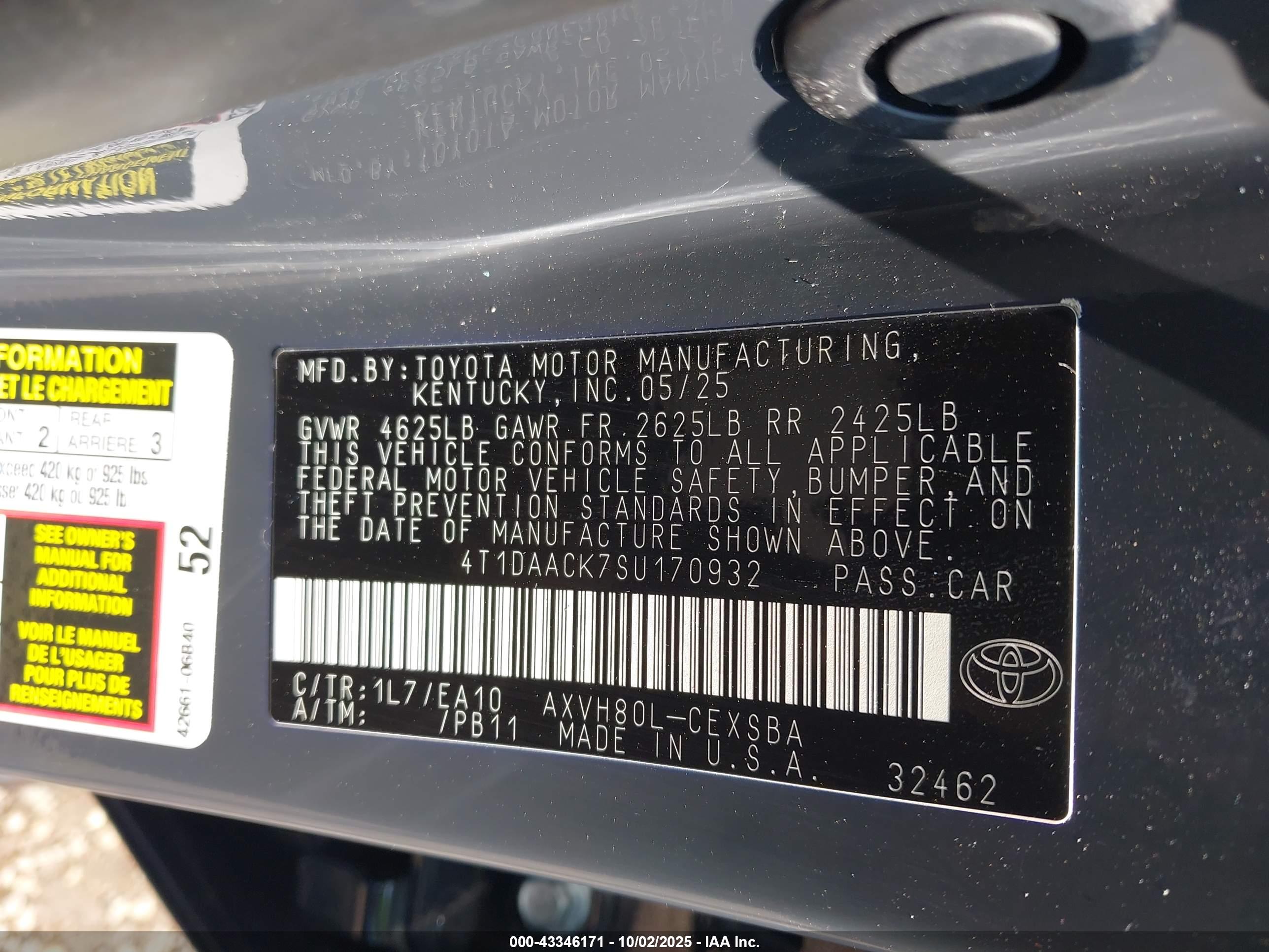 TOYOTA CAMRY image 9