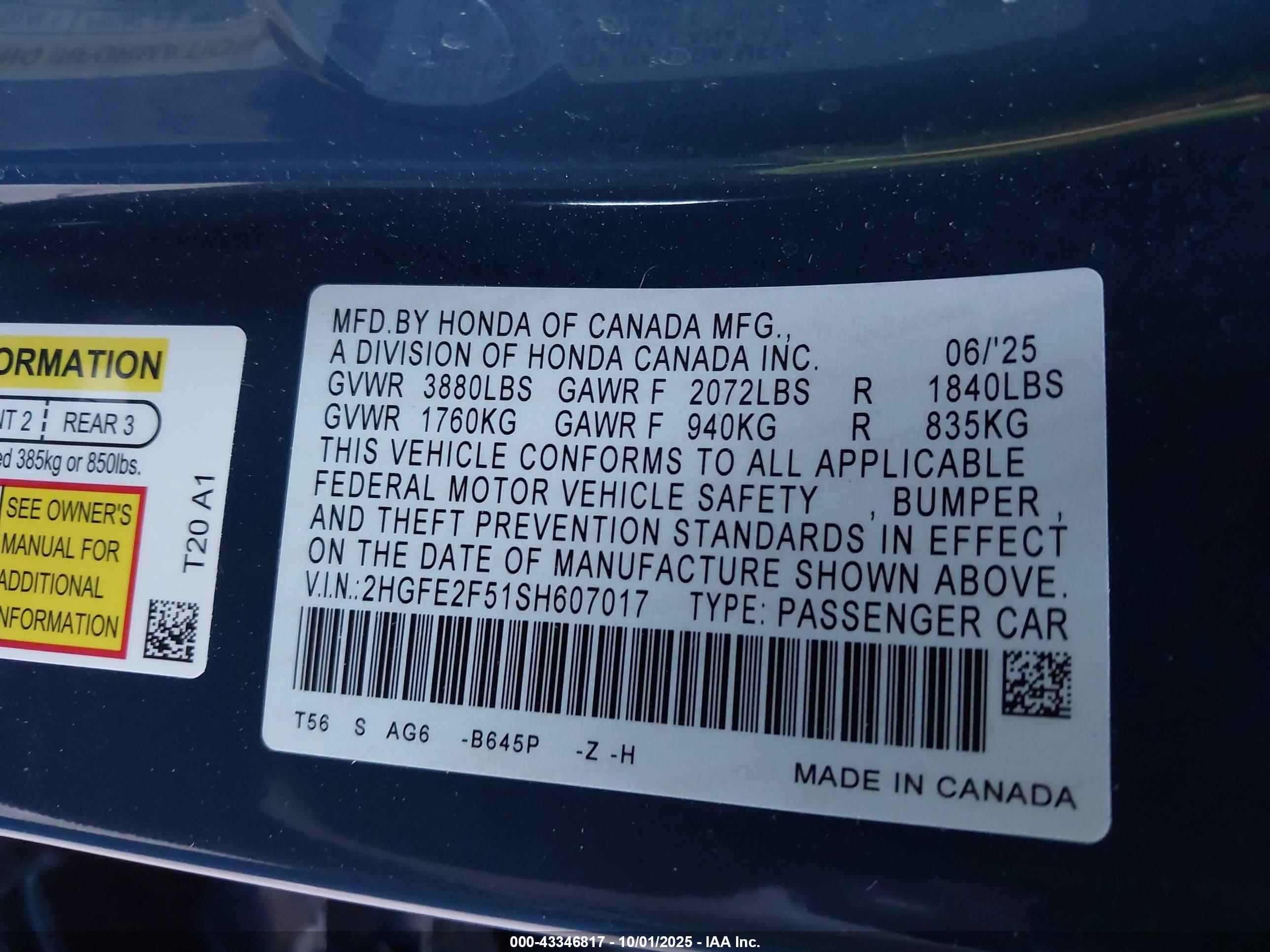HONDA CIVIC image 9