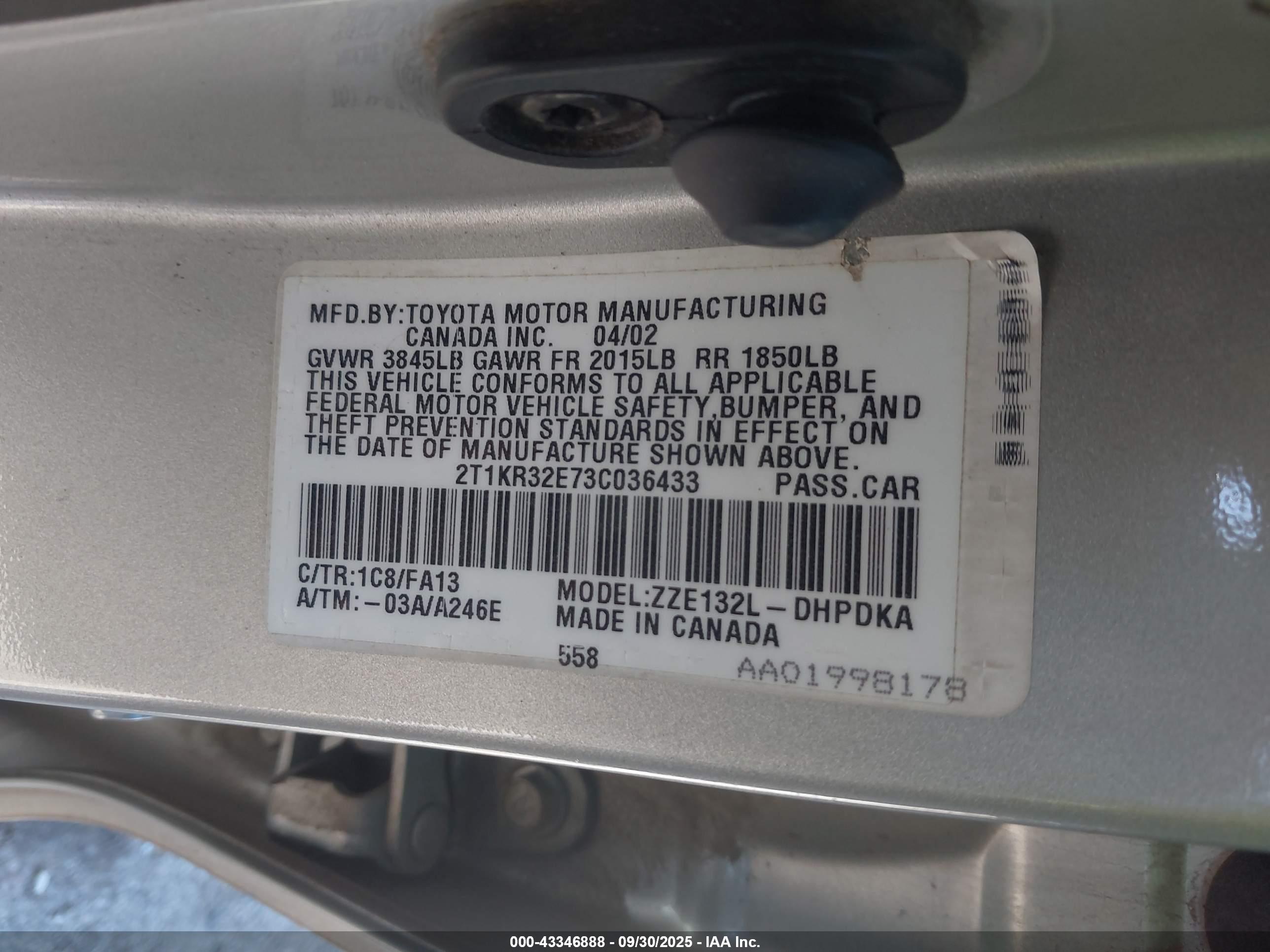 TOYOTA MATRIX image 9