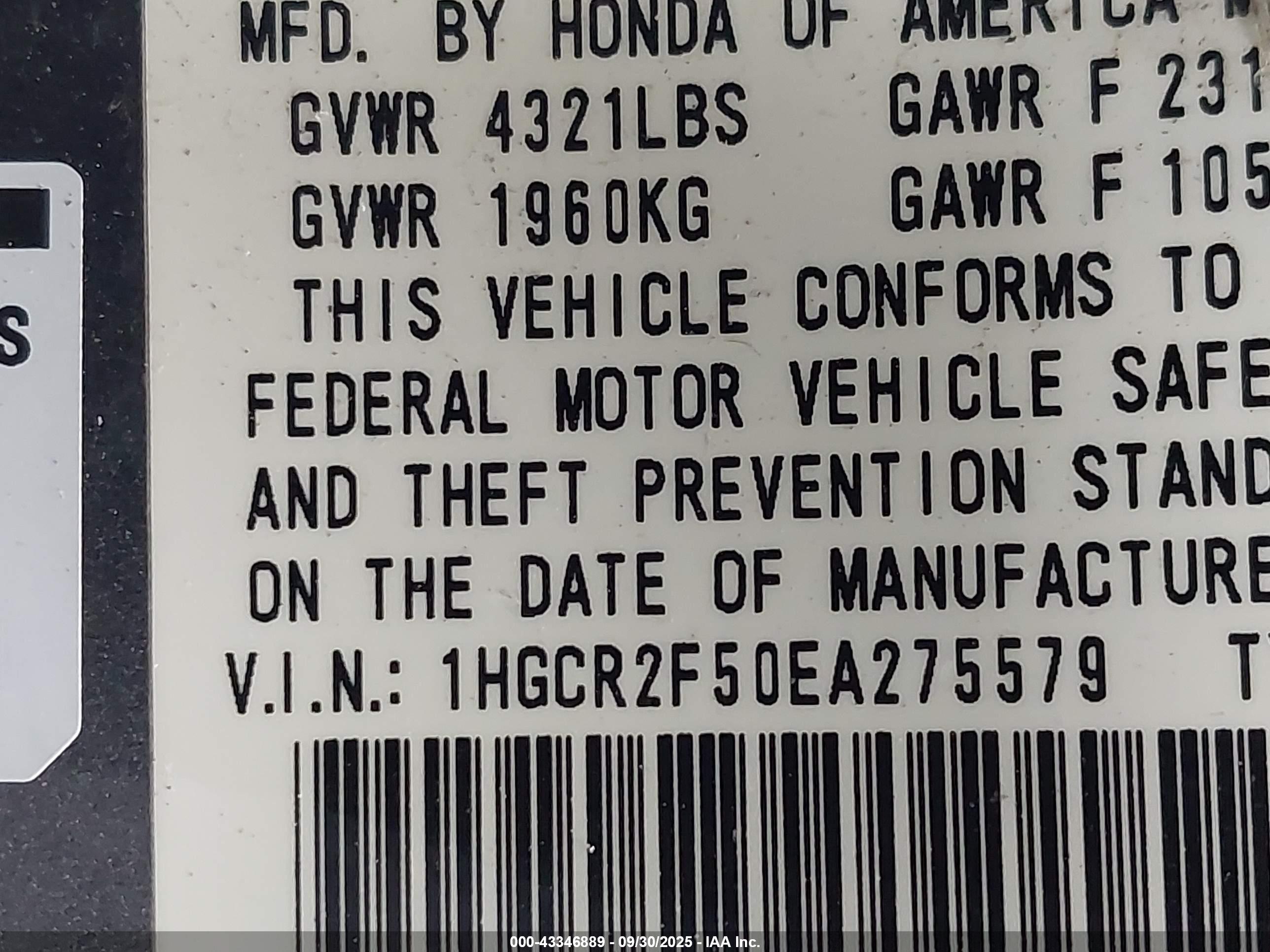 HONDA ACCORD image 9