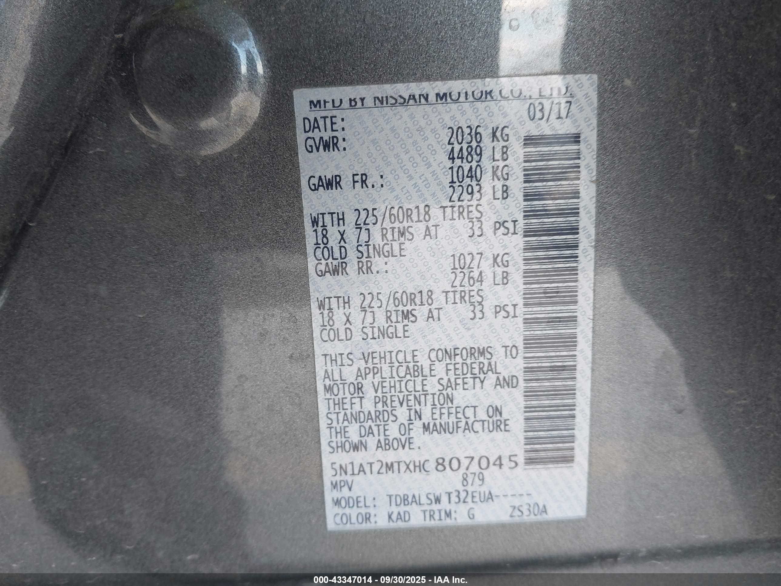 NISSAN ROGUE image 9