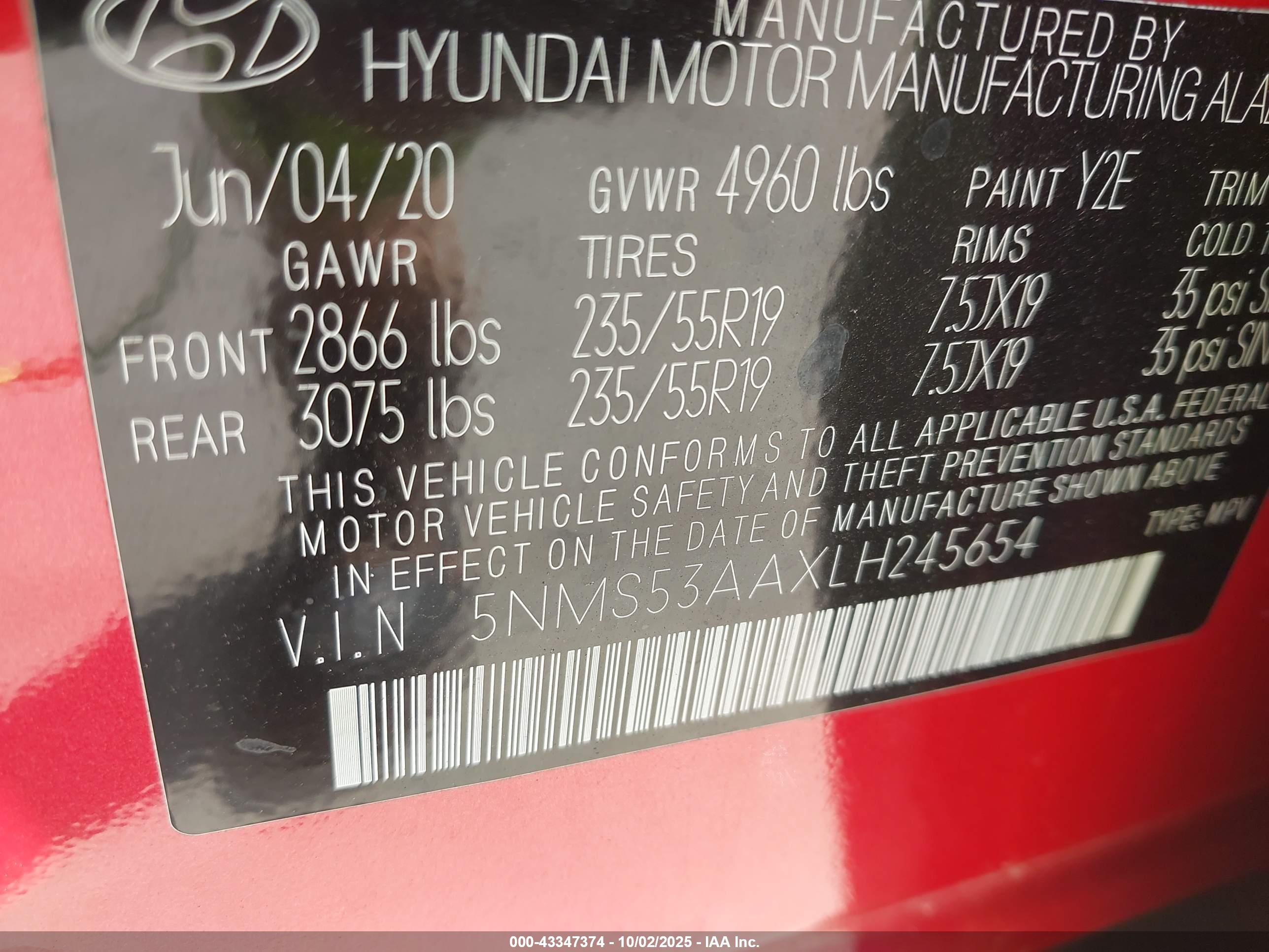 HYUNDAI SANTA image 9