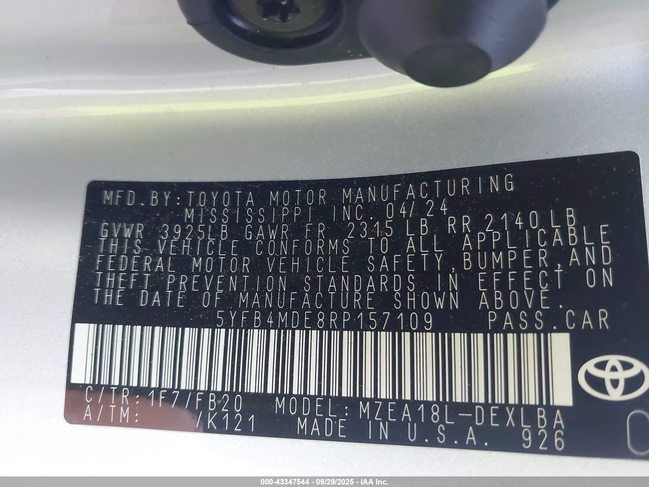 TOYOTA COROLLA image 9