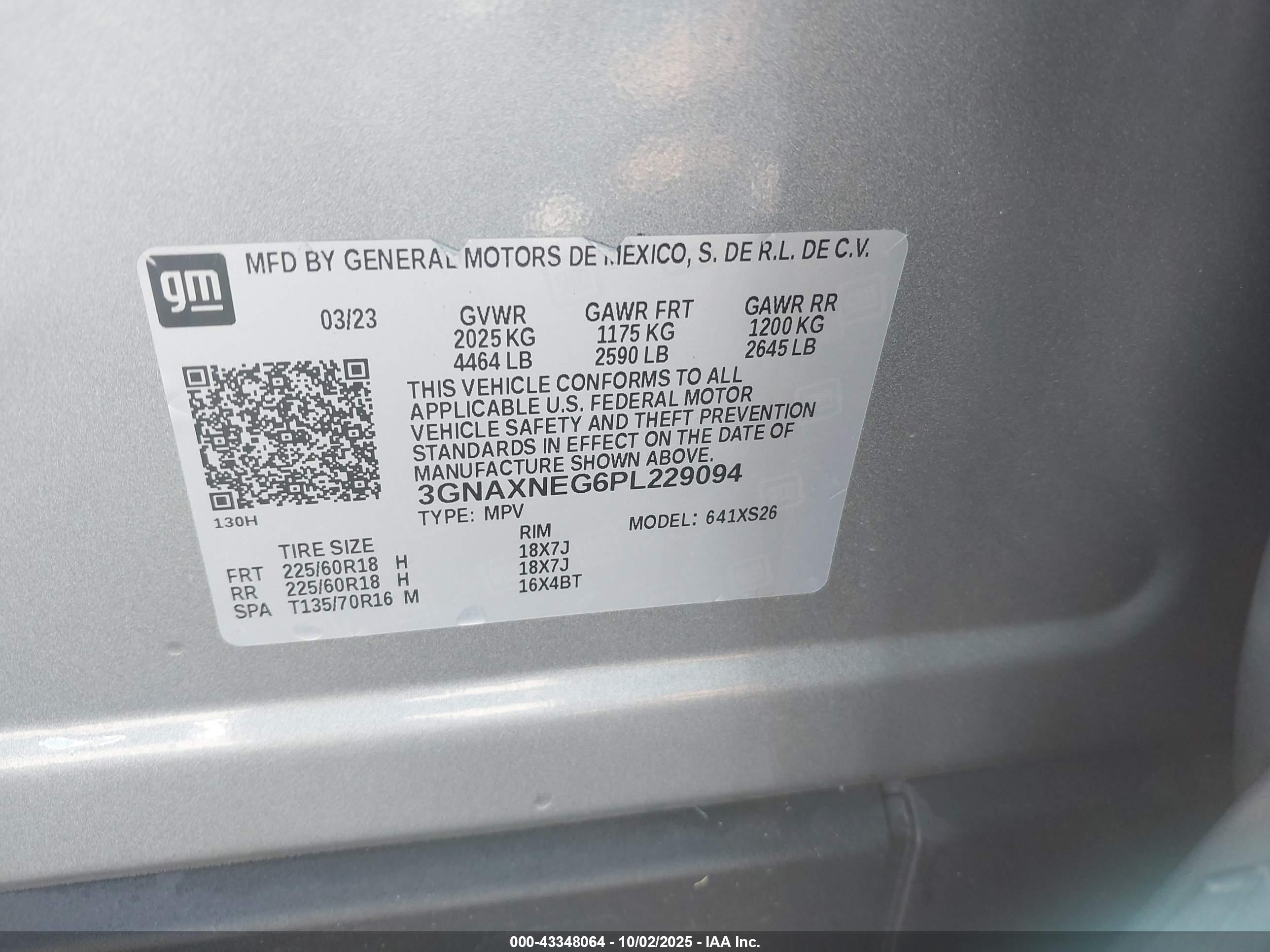 CHEVROLET EQUINOX image 9