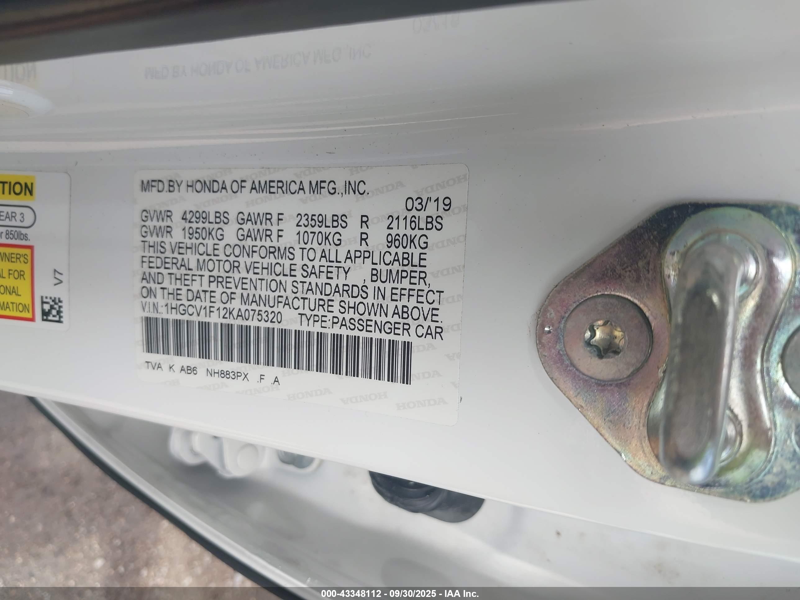 HONDA ACCORD image 9