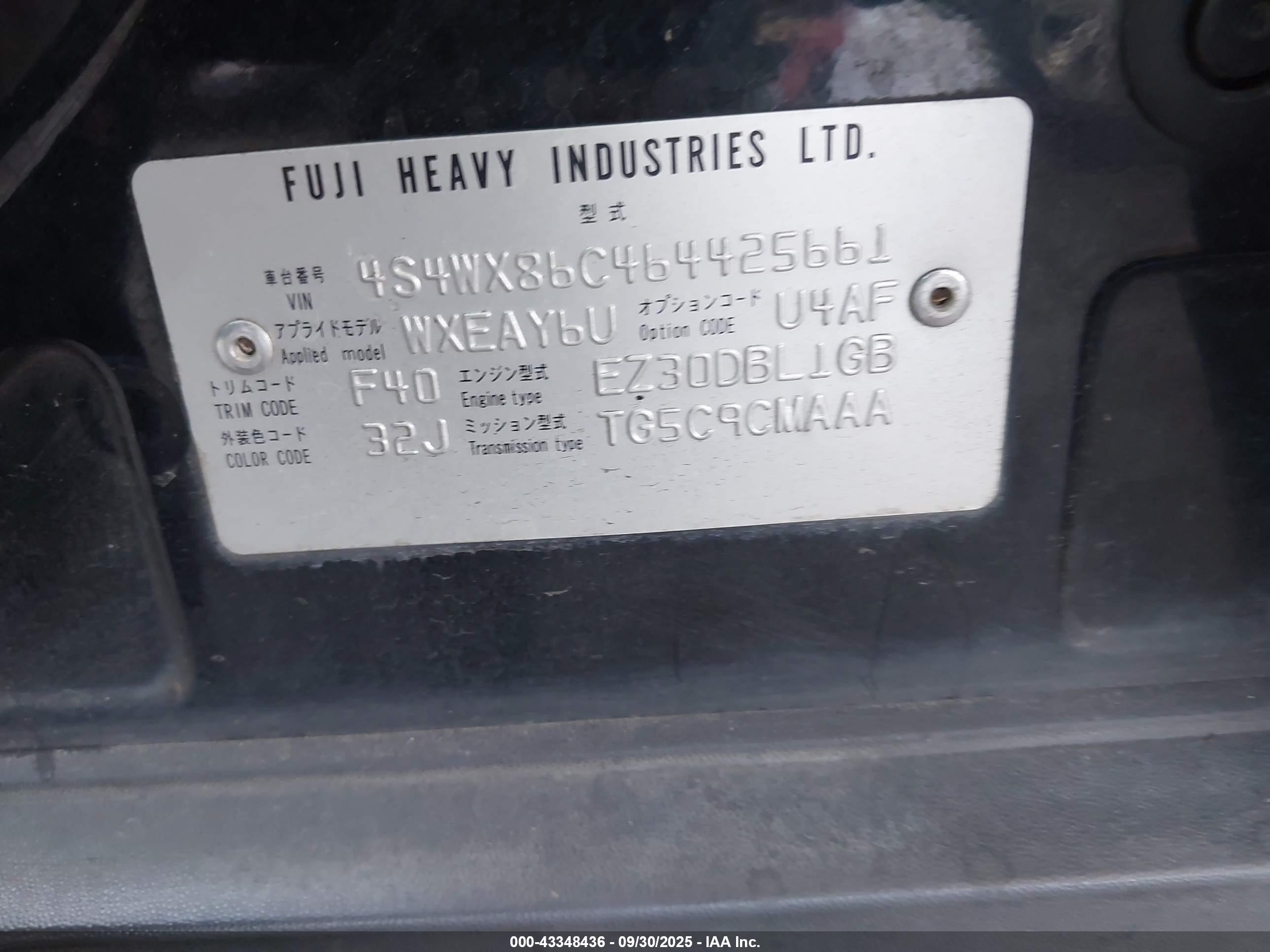SUBARU B9 image 9