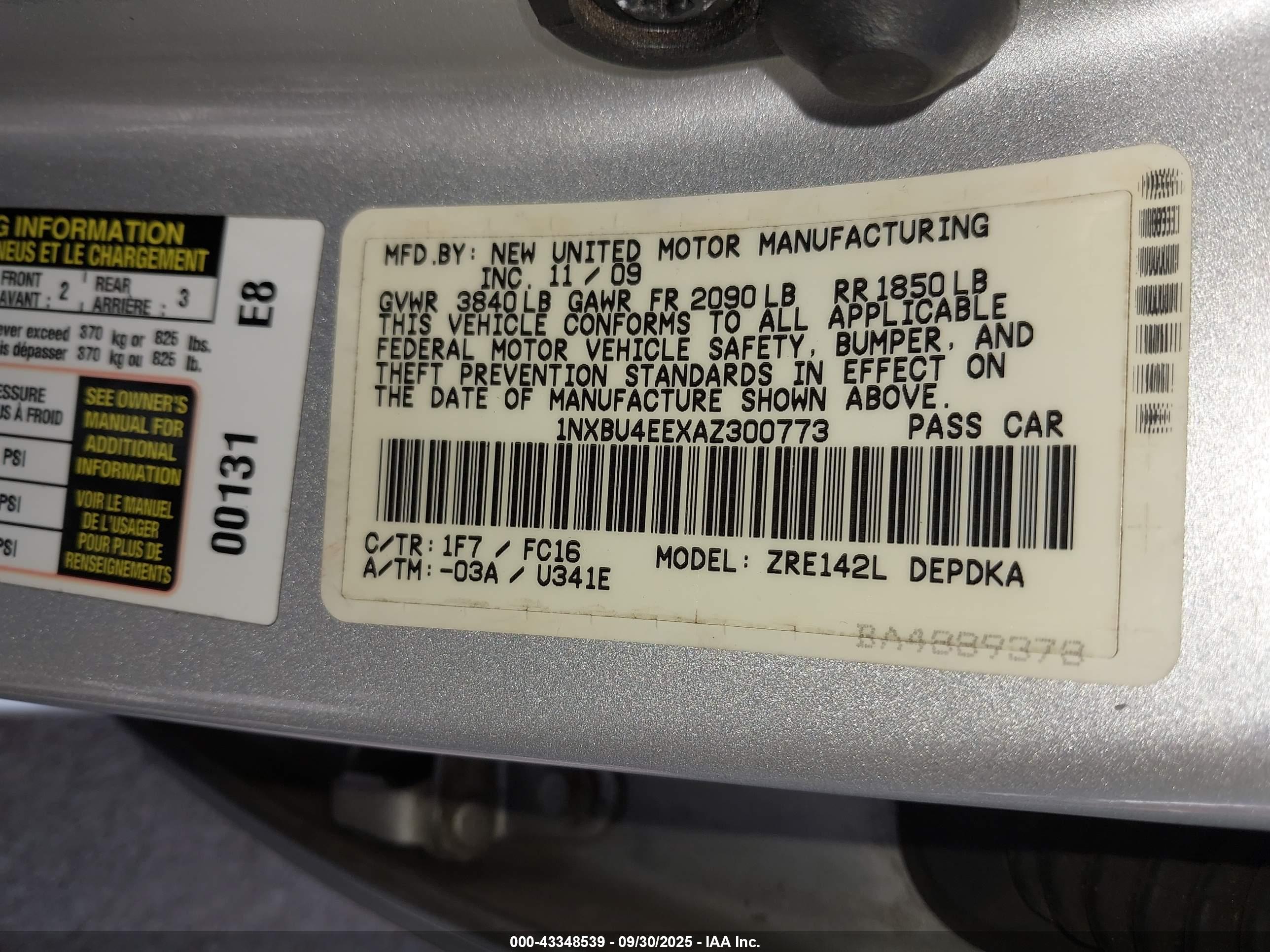 TOYOTA COROLLA image 9