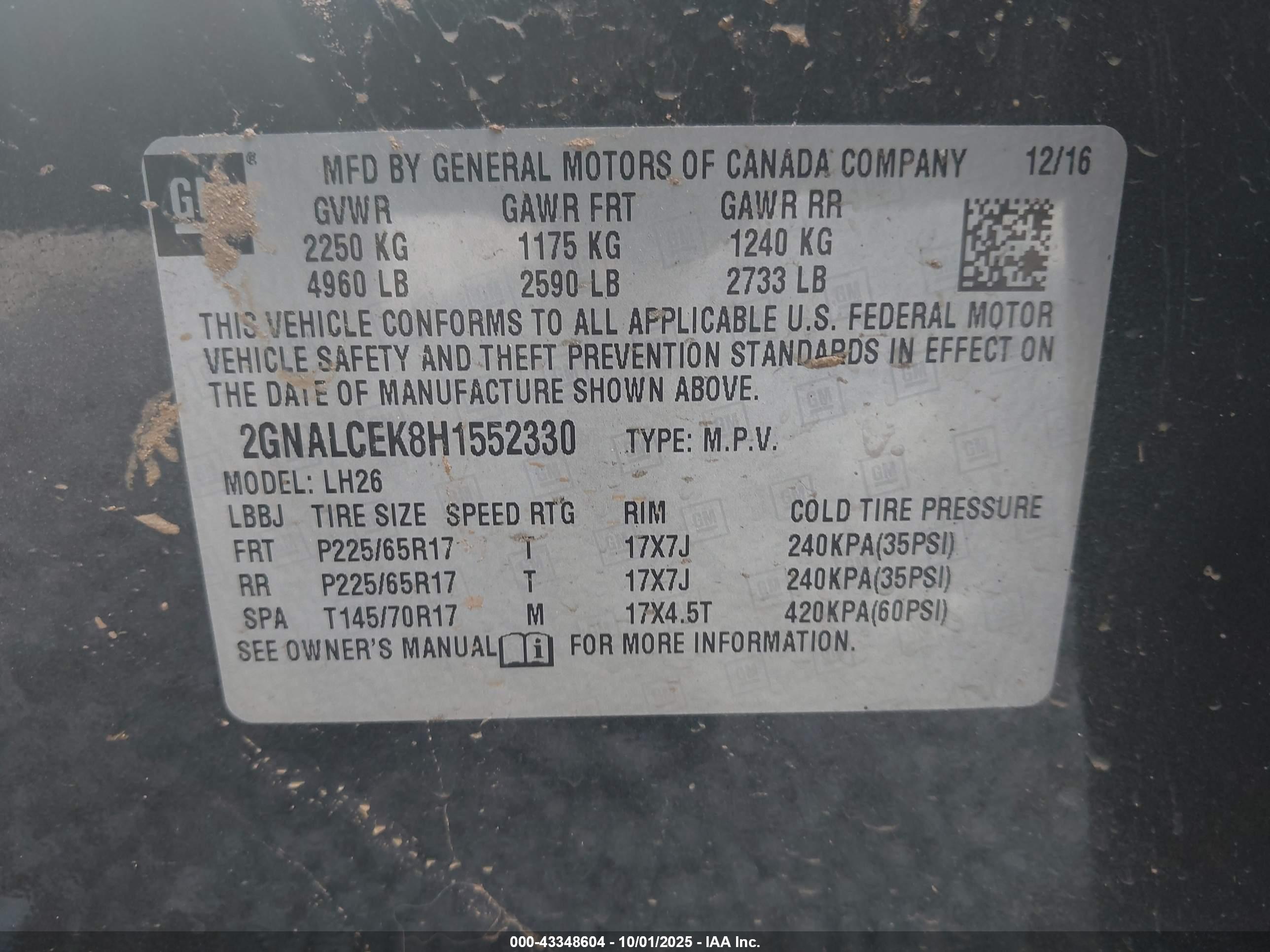 CHEVROLET EQUINOX image 9