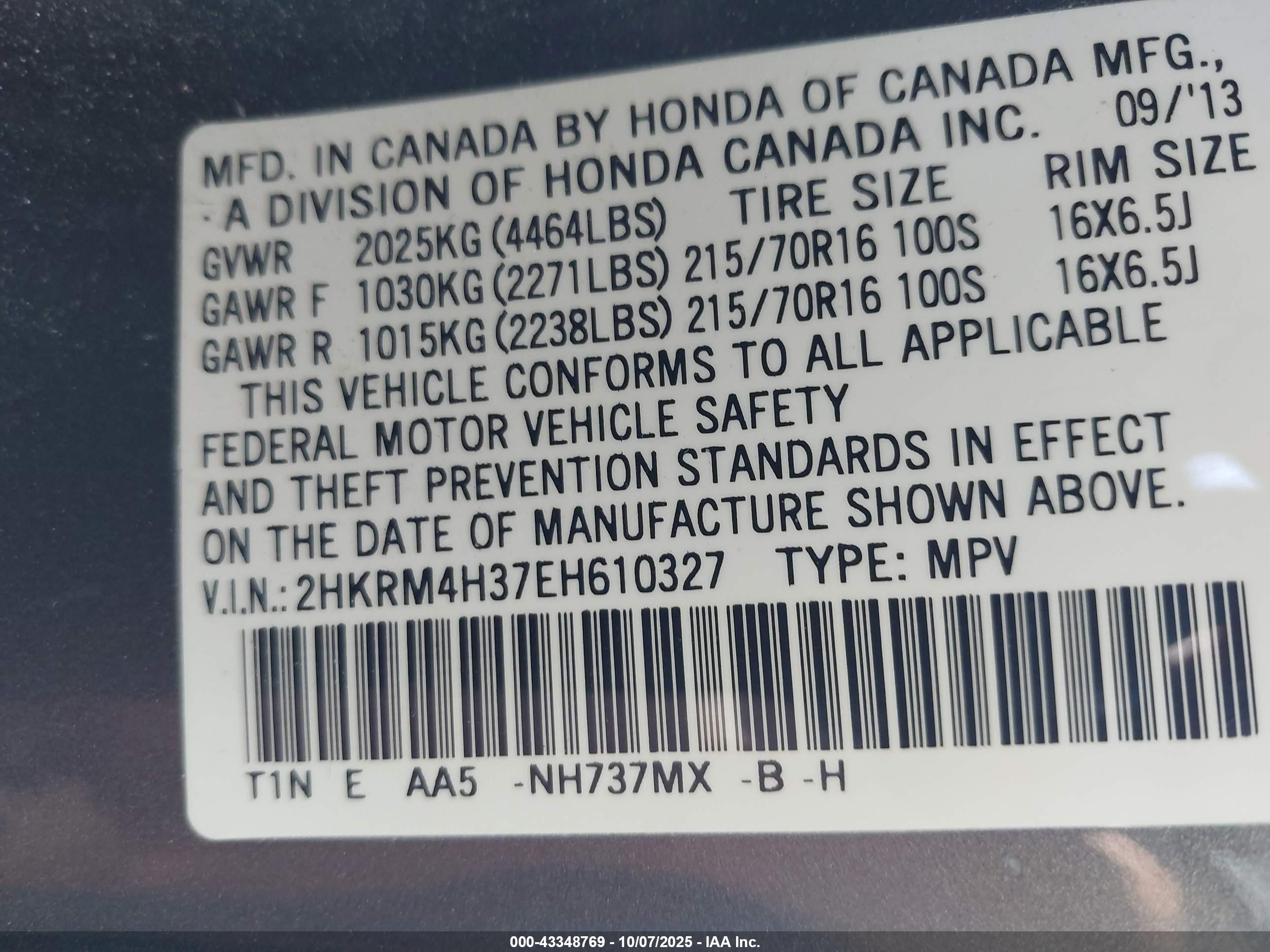 HONDA CR-V image 9