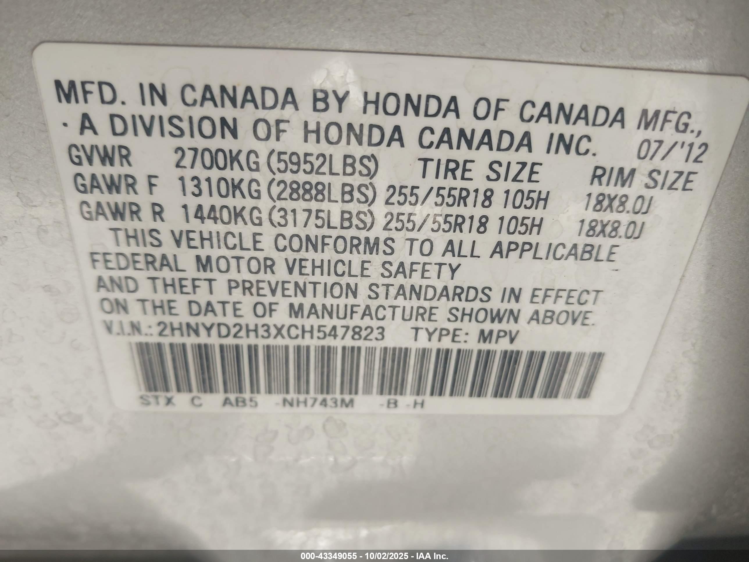 ACURA MDX image 9