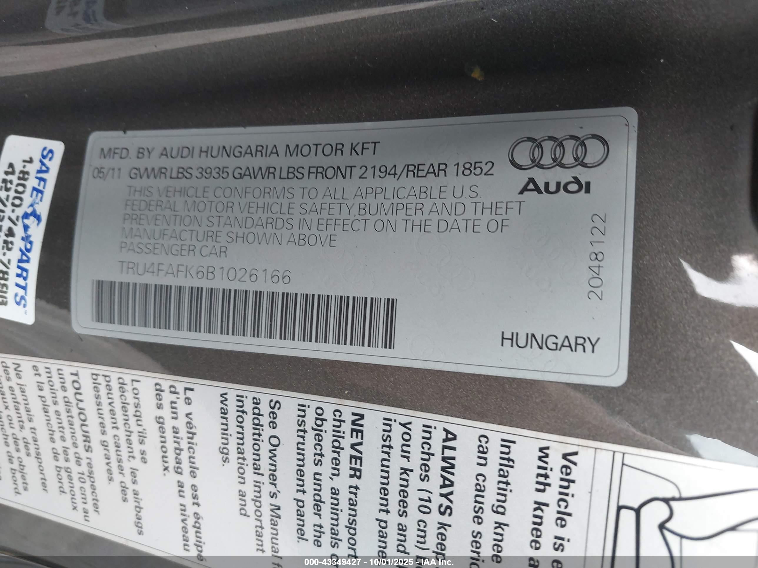 AUDI TT image 9