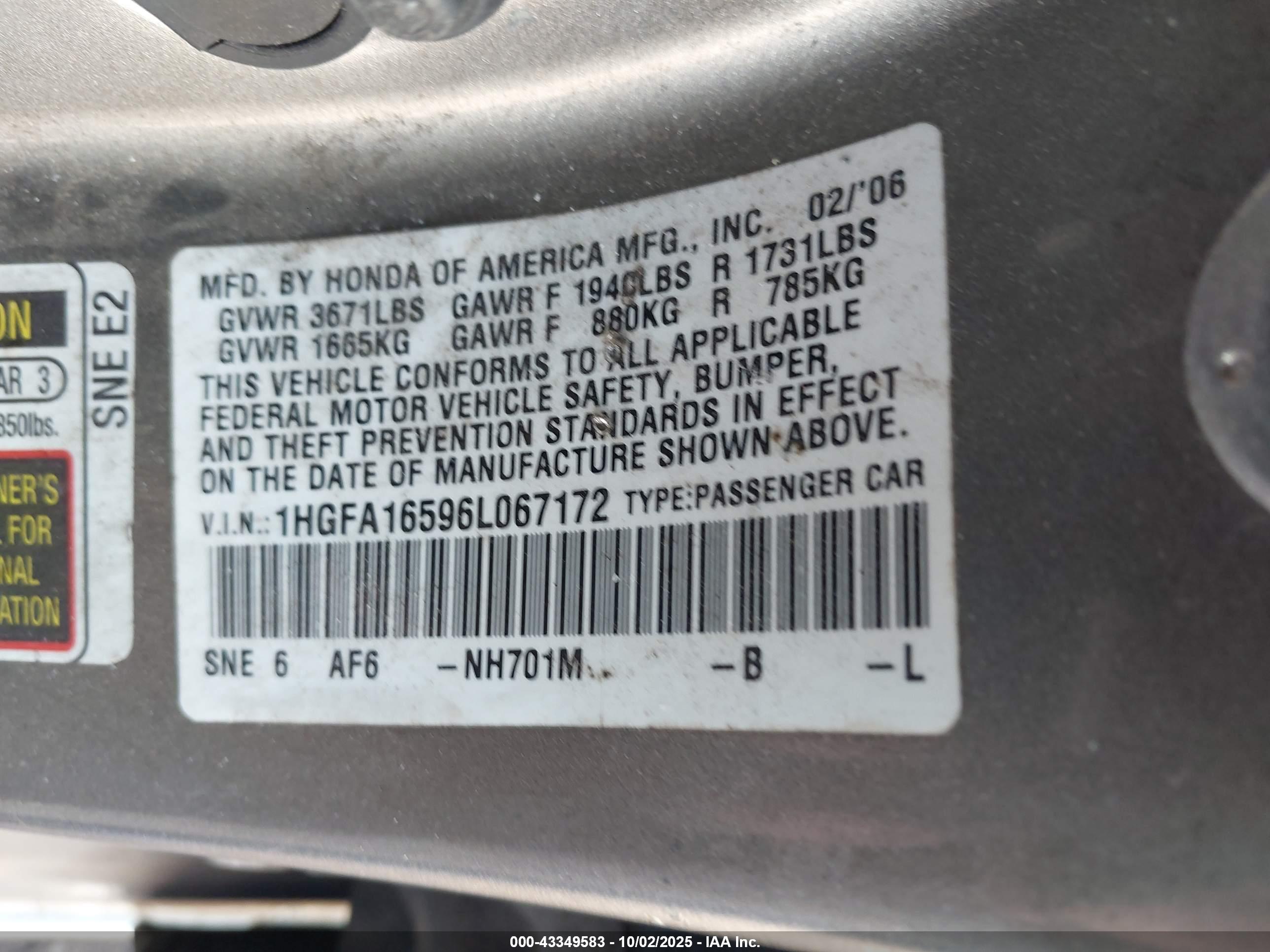 HONDA CIVIC image 9