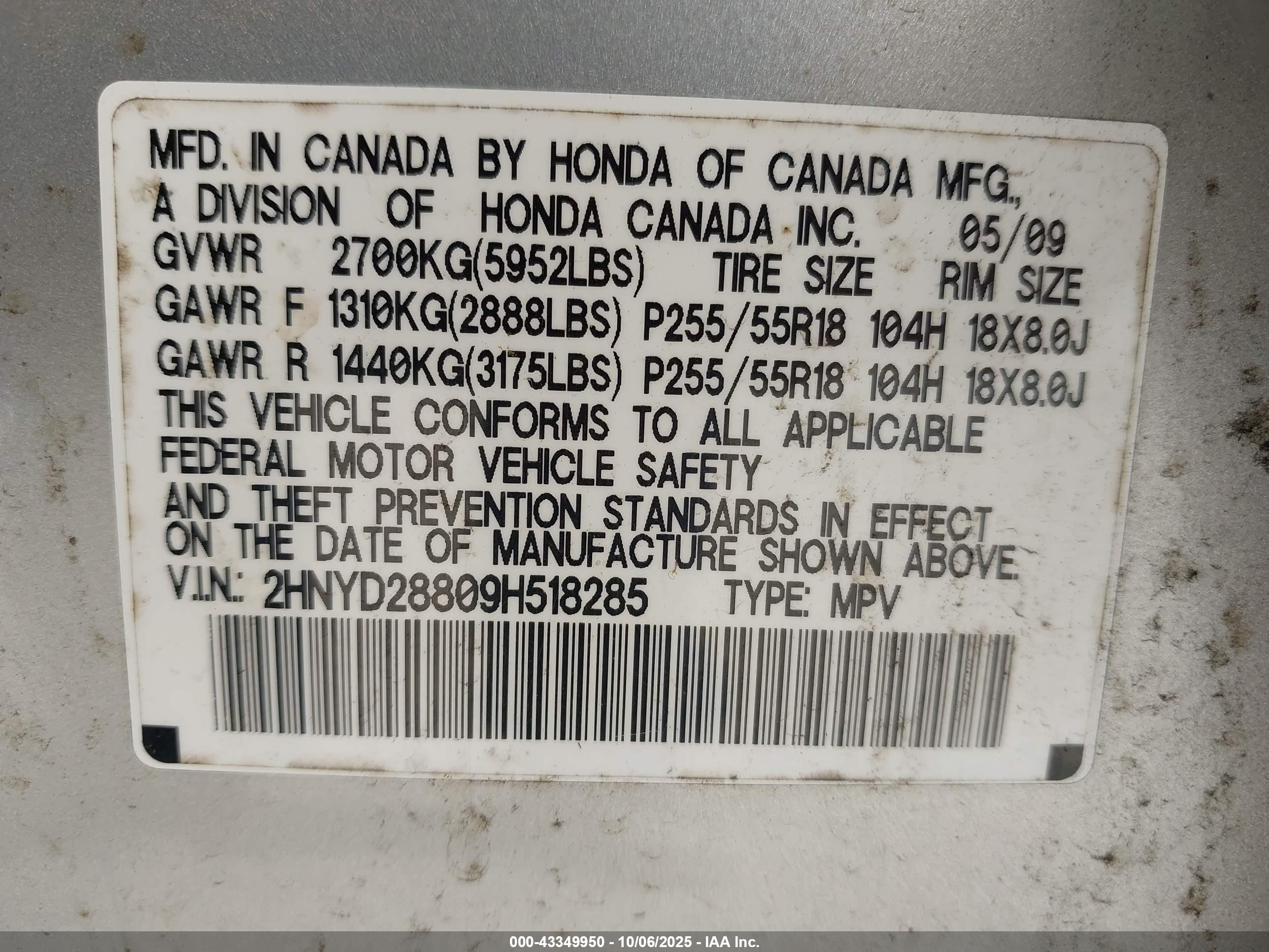 ACURA MDX image 9