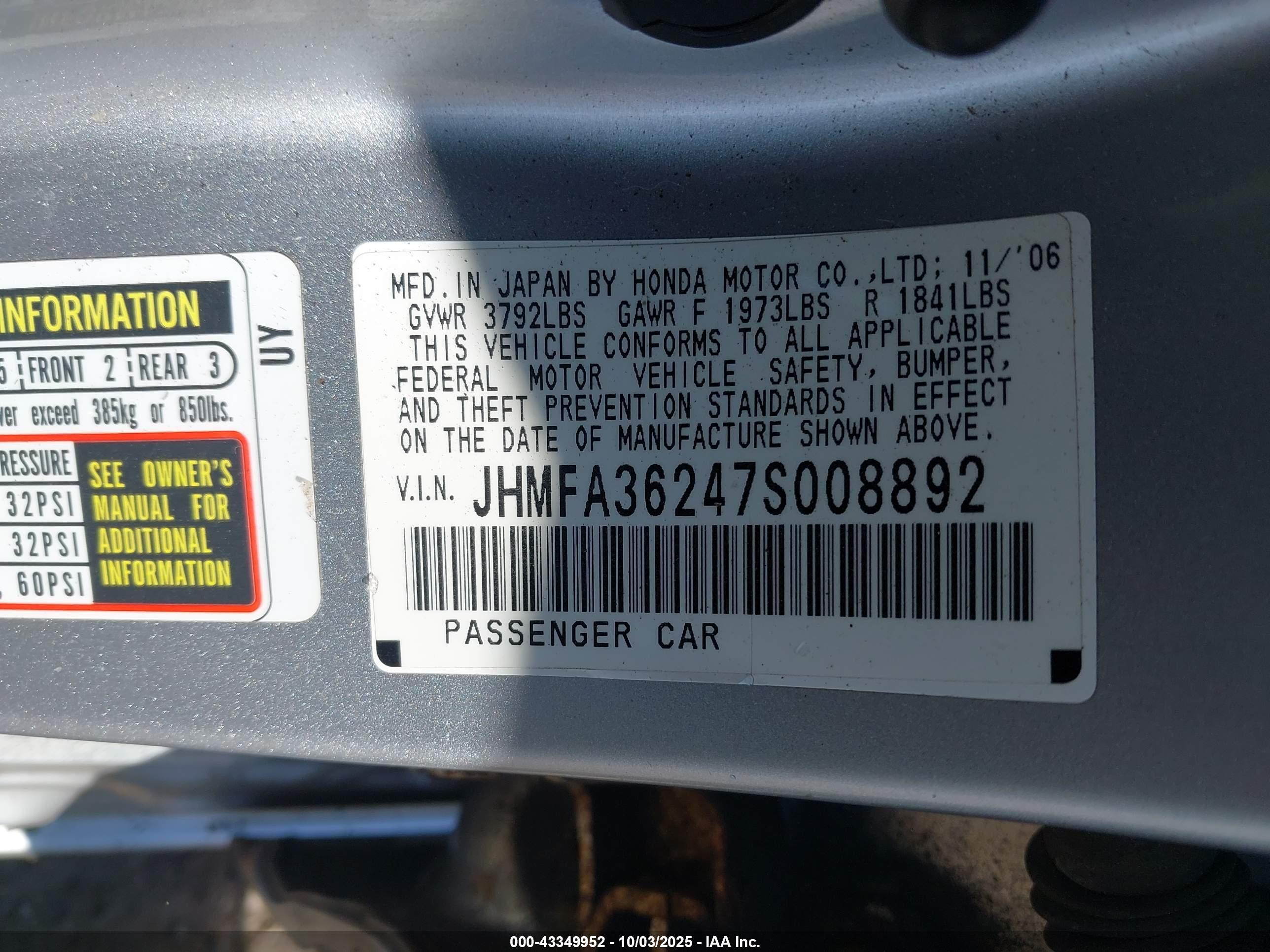 HONDA CIVIC image 9