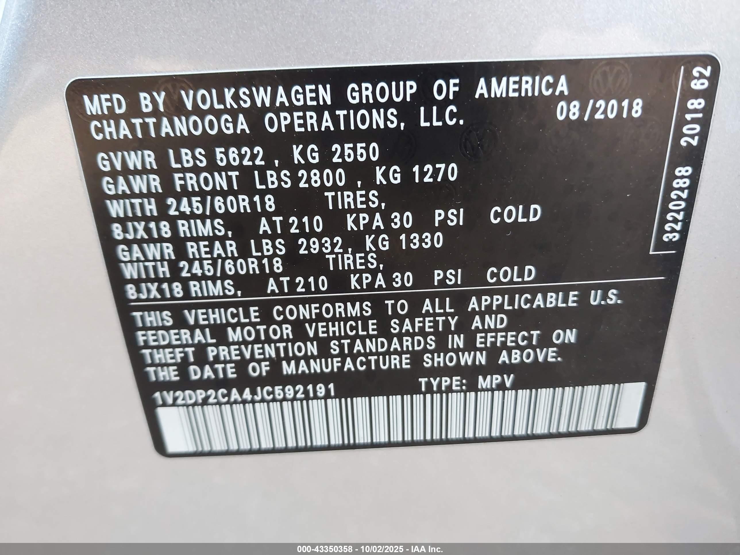 VOLKSWAGEN ATLAS image 9
