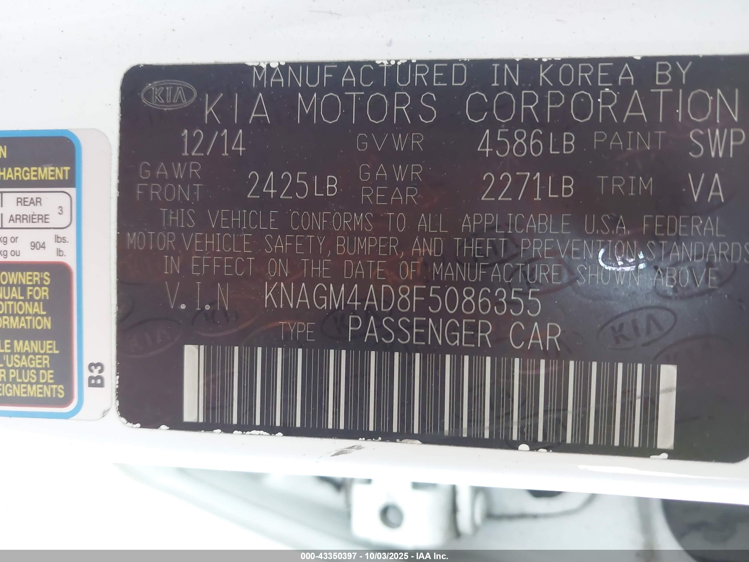 KIA OPTIMA image 9