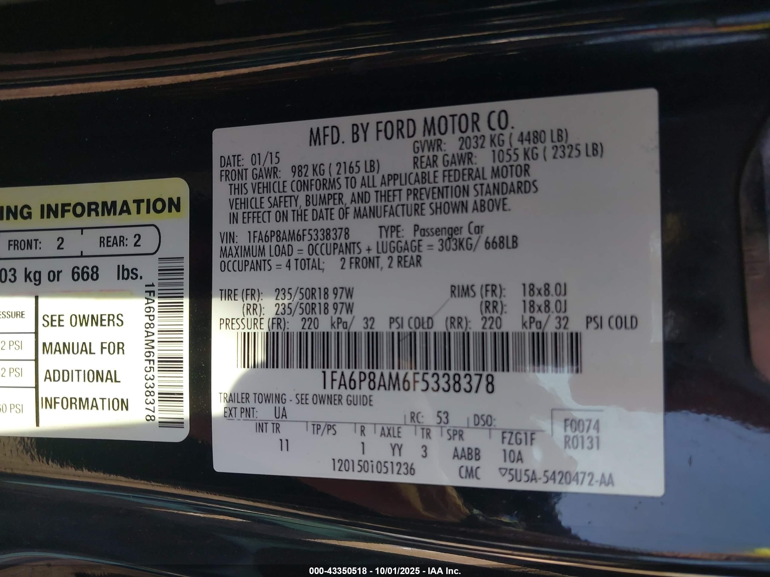 FORD MUSTANG image 9