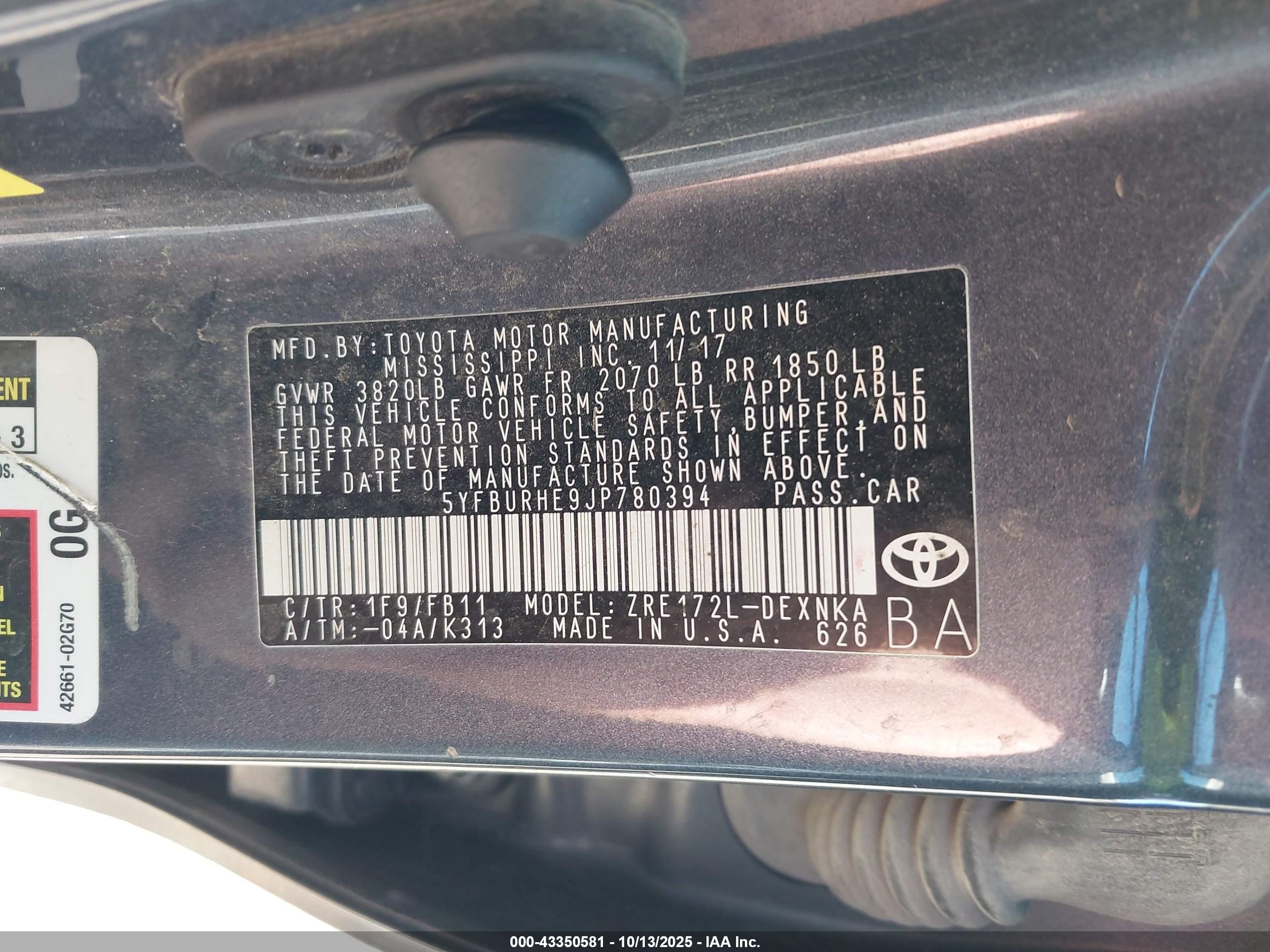 TOYOTA COROLLA image 9