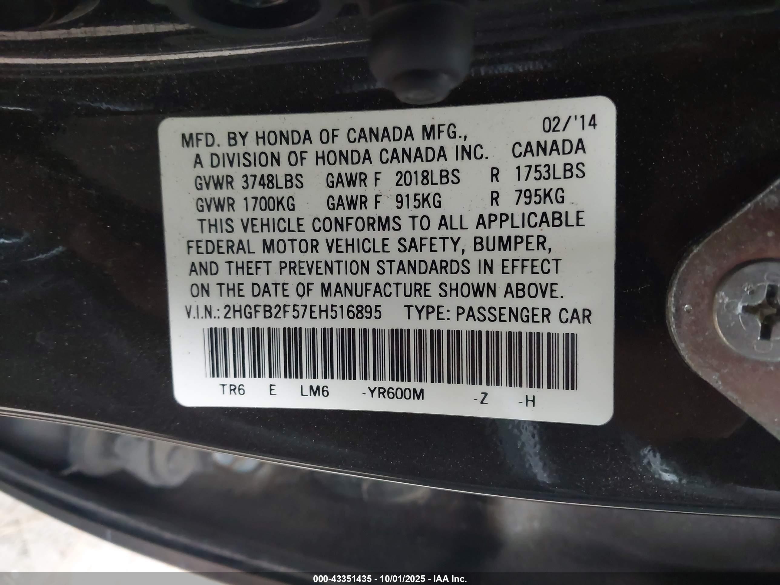 HONDA CIVIC image 9