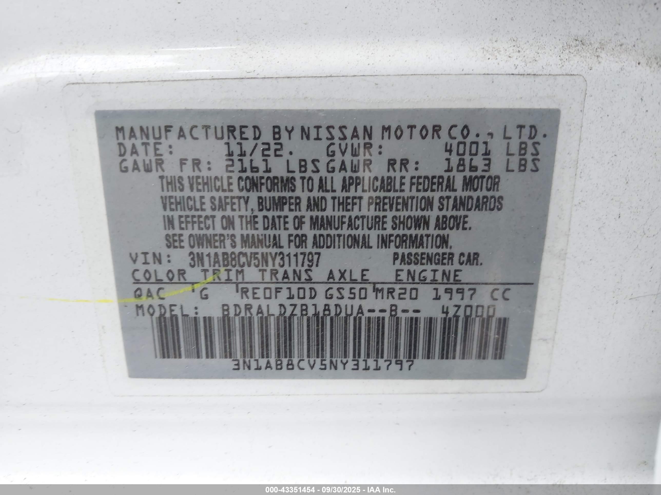 NISSAN SENTRA image 9