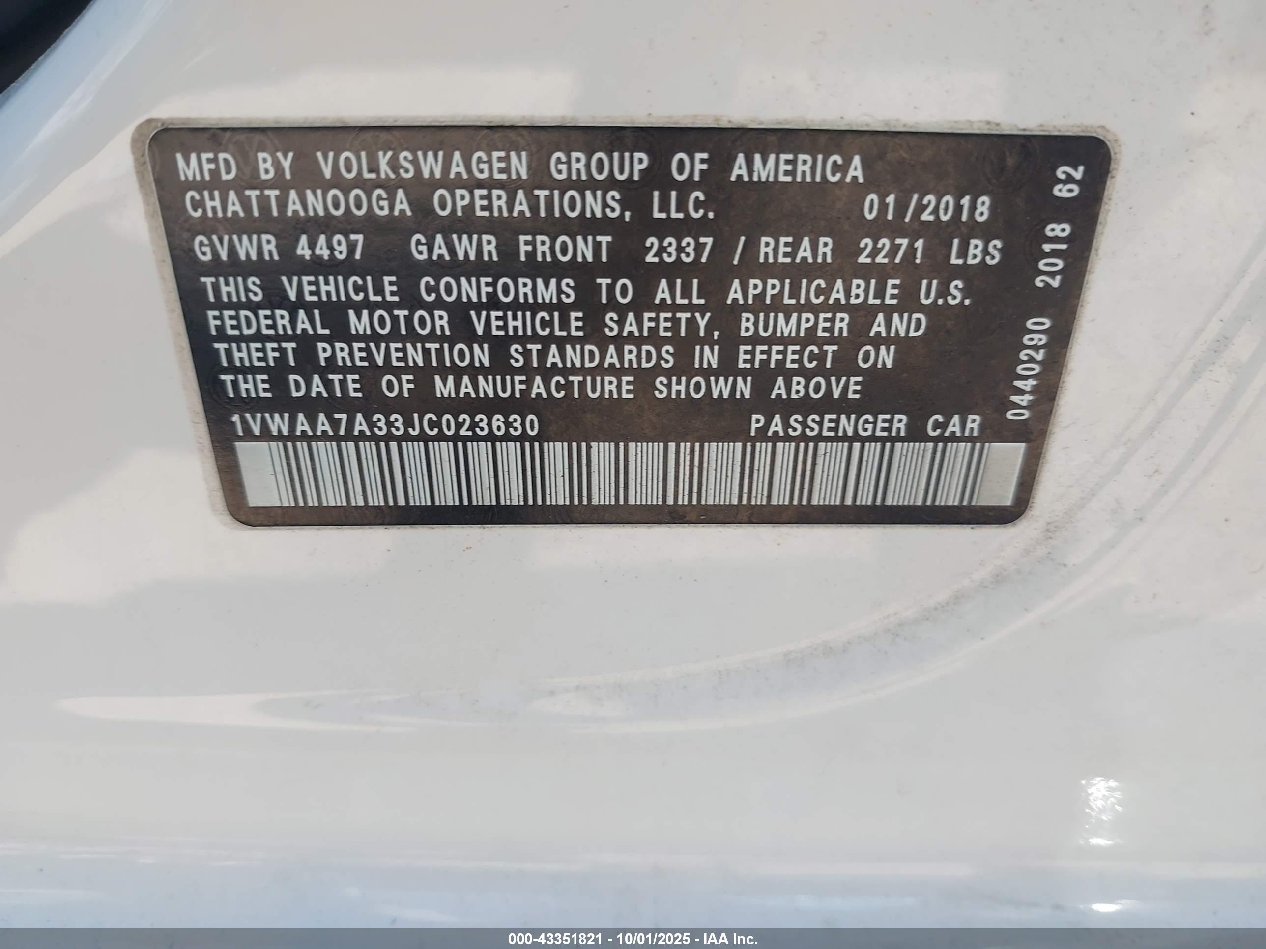 VOLKSWAGEN PASSAT image 9