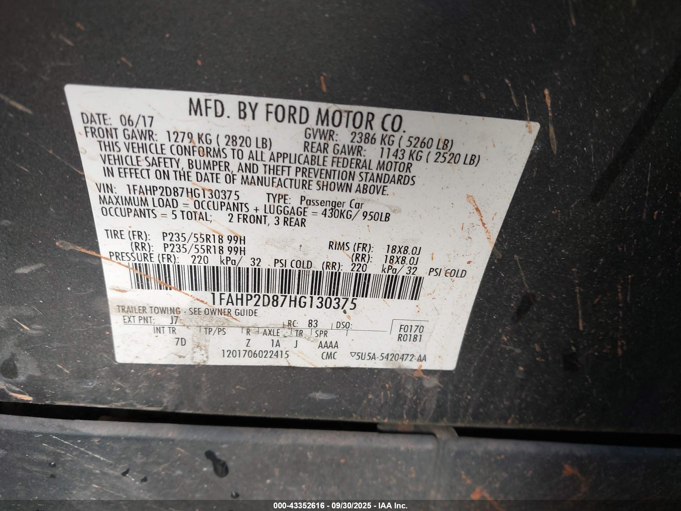 FORD TAURUS image 9