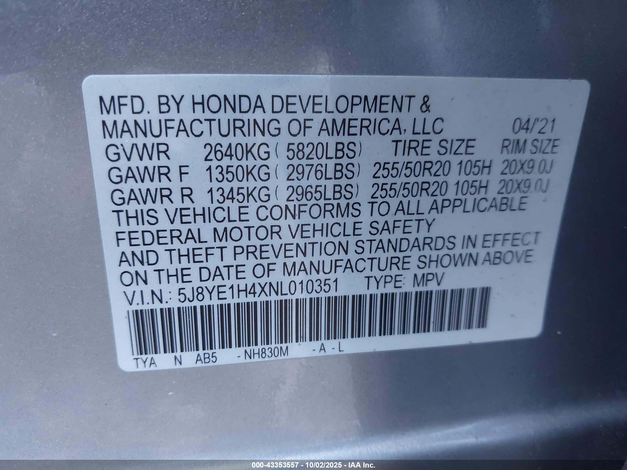 ACURA MDX image 9