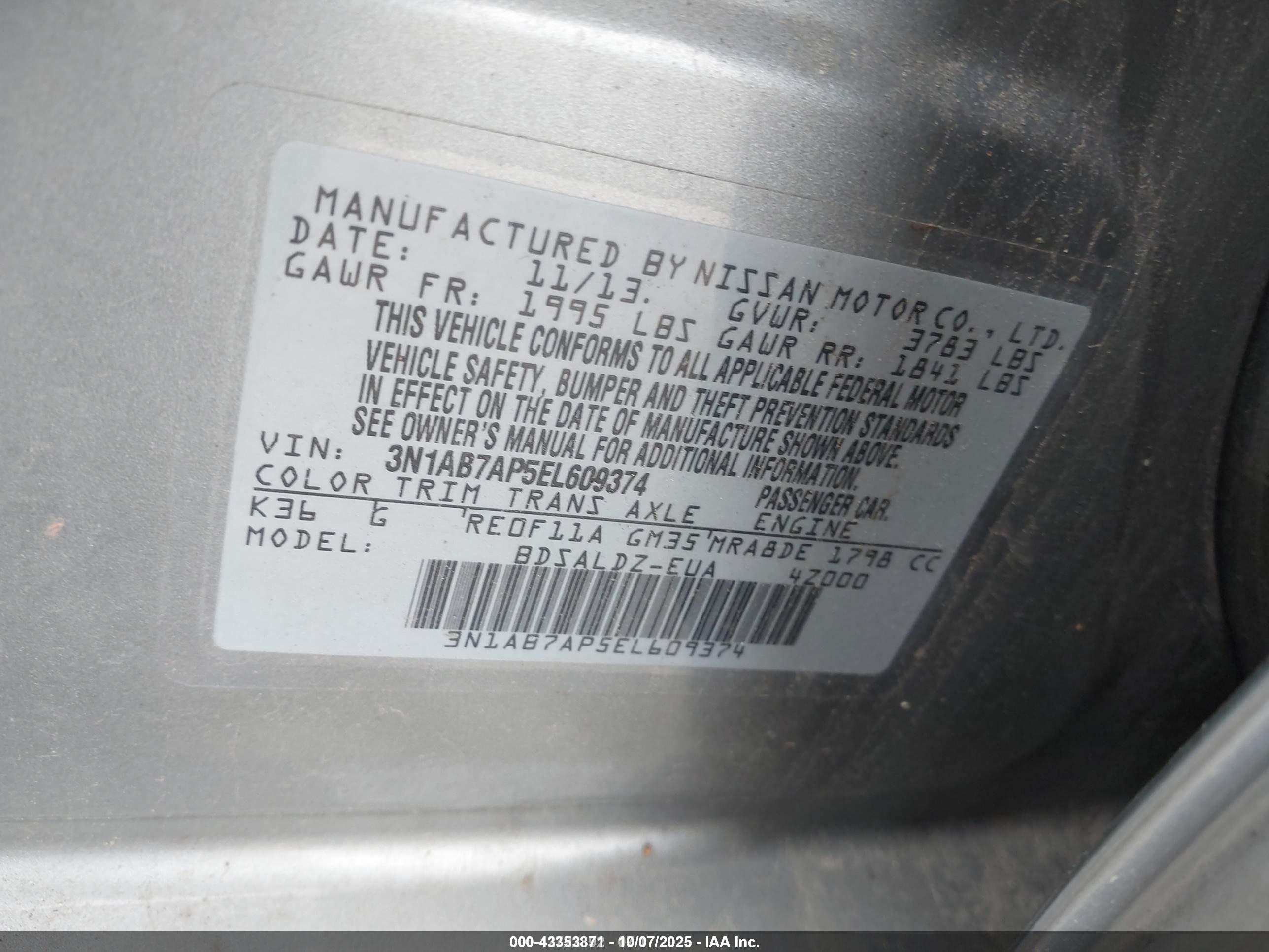 NISSAN SENTRA image 9