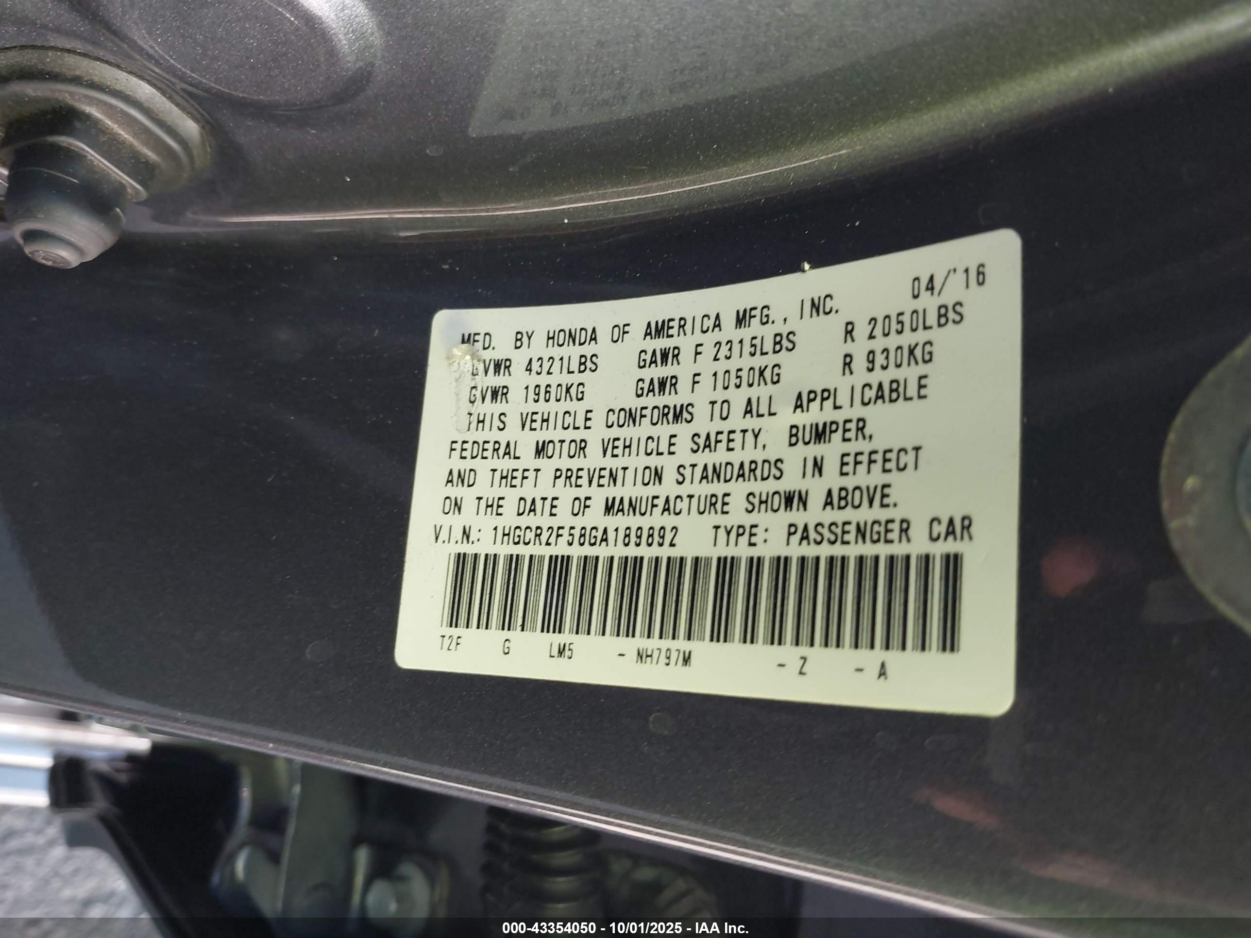 HONDA ACCORD image 9
