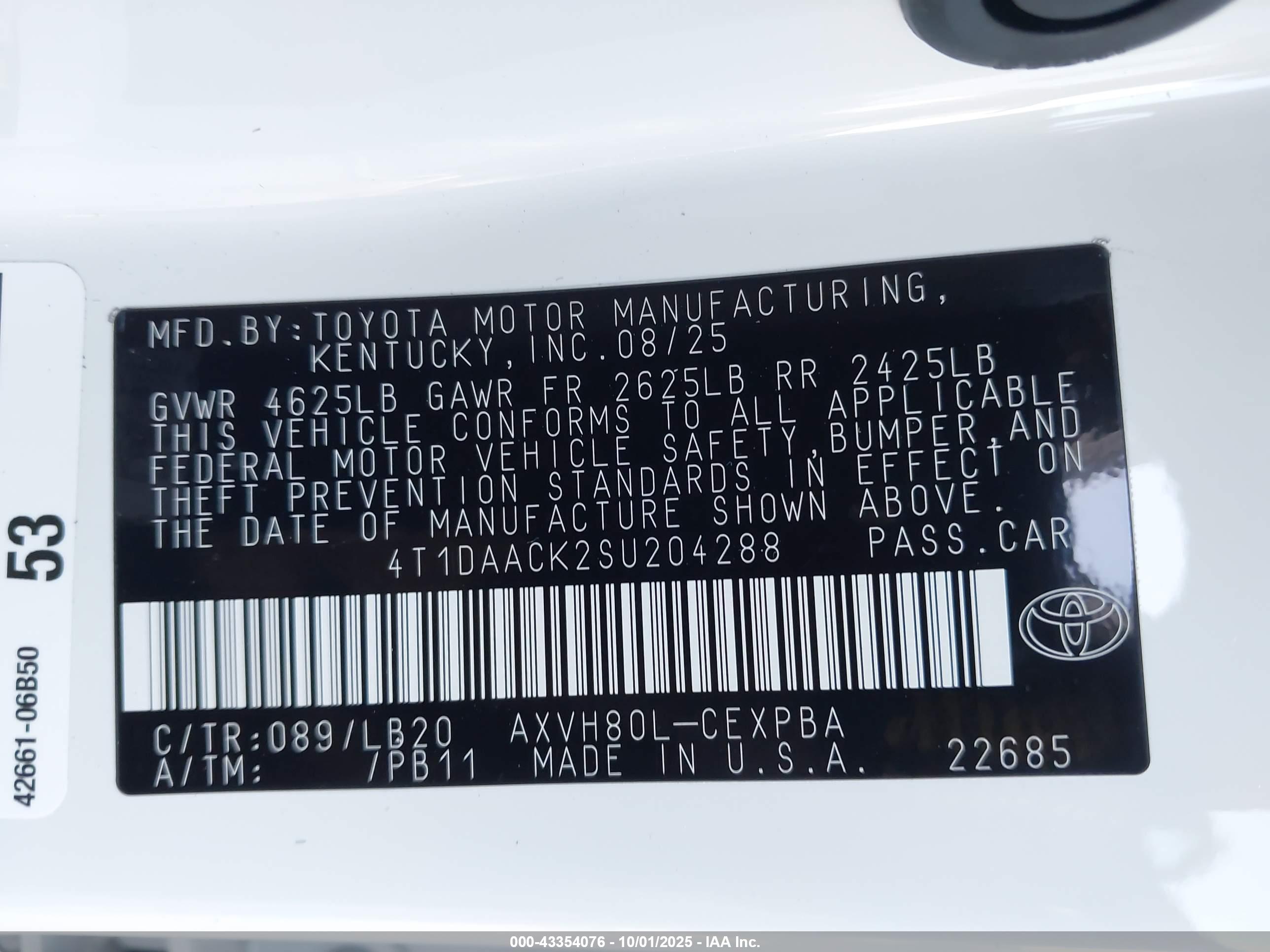TOYOTA CAMRY image 9