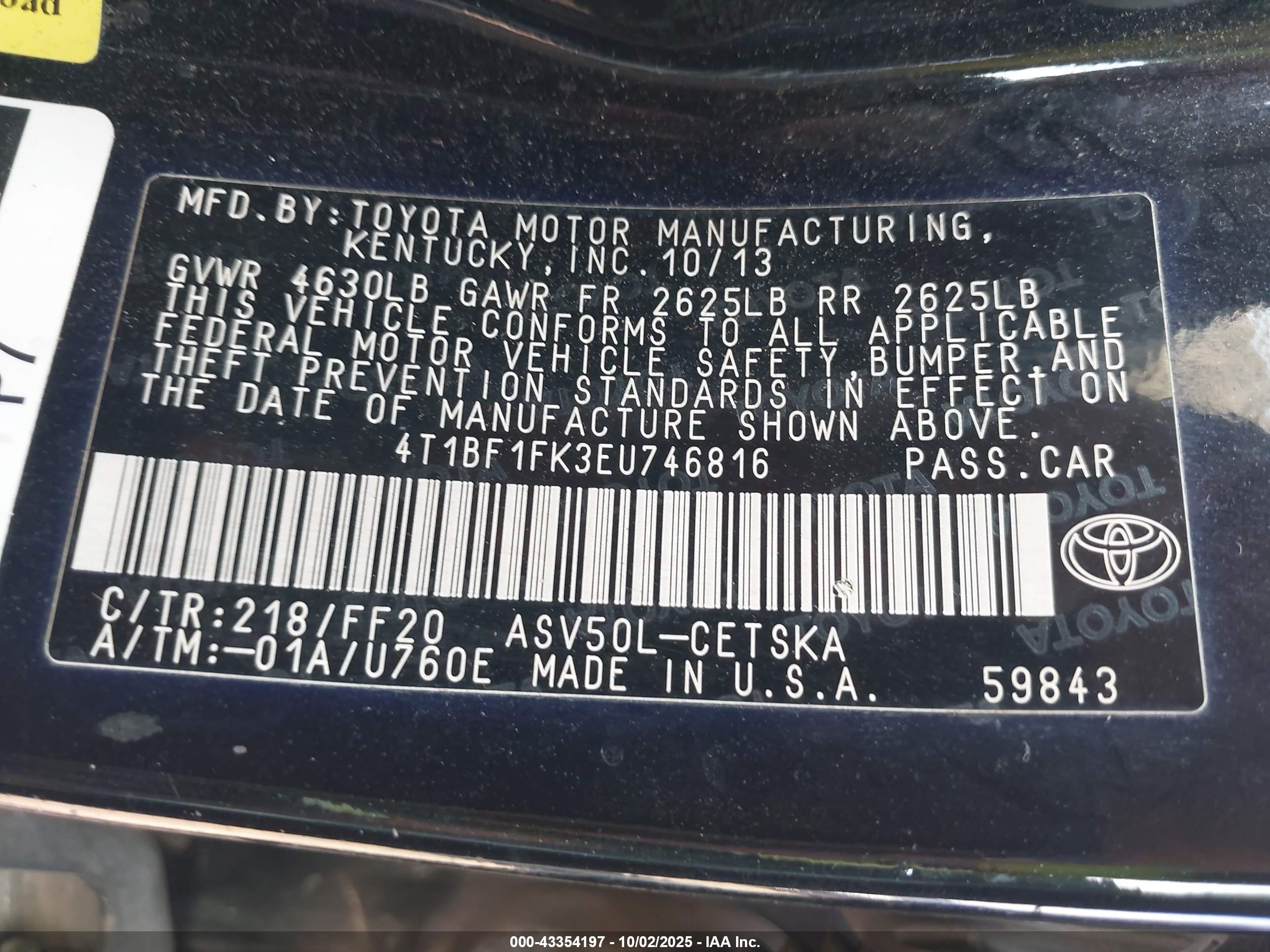 TOYOTA CAMRY image 9