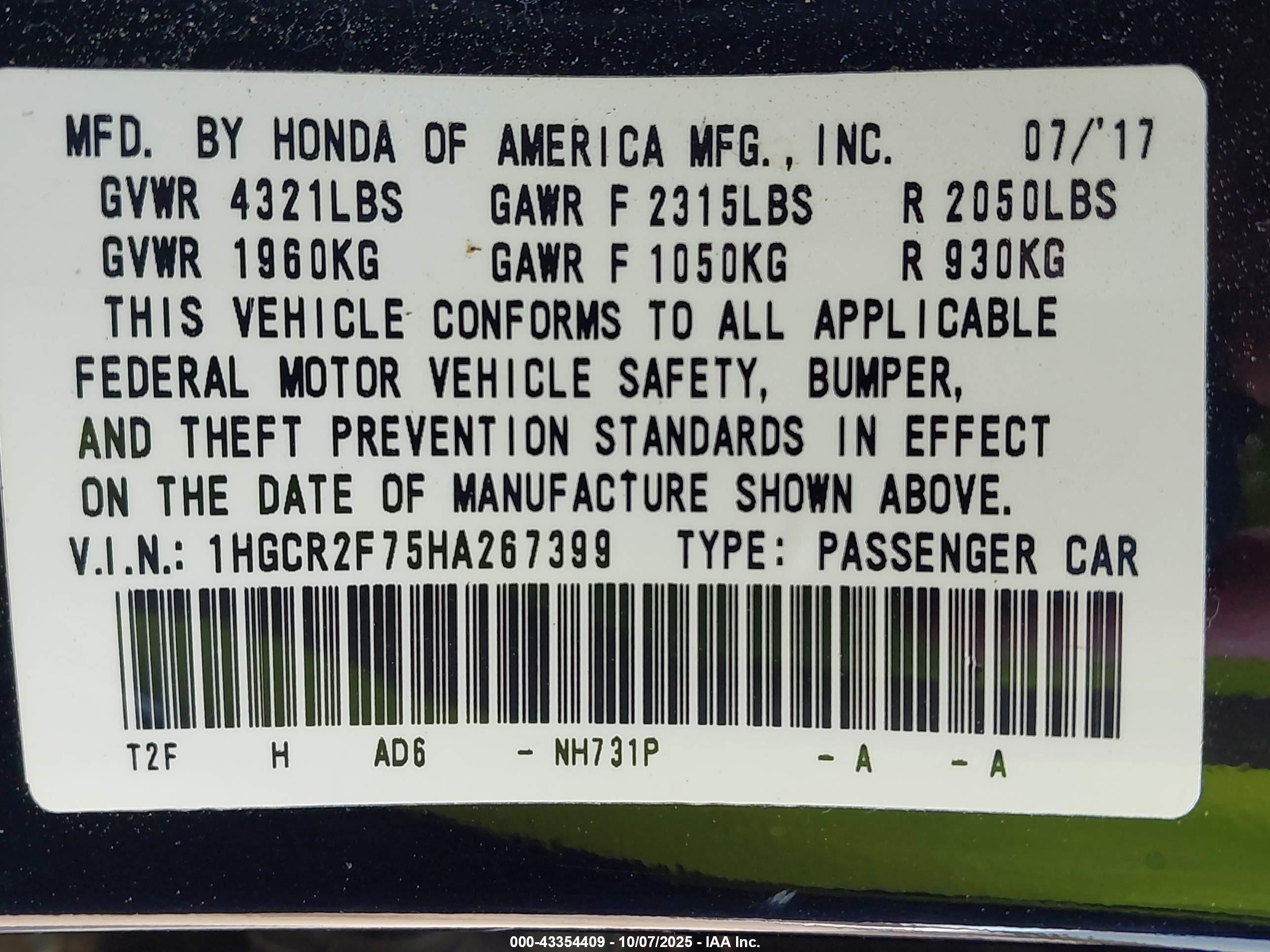 HONDA ACCORD image 9