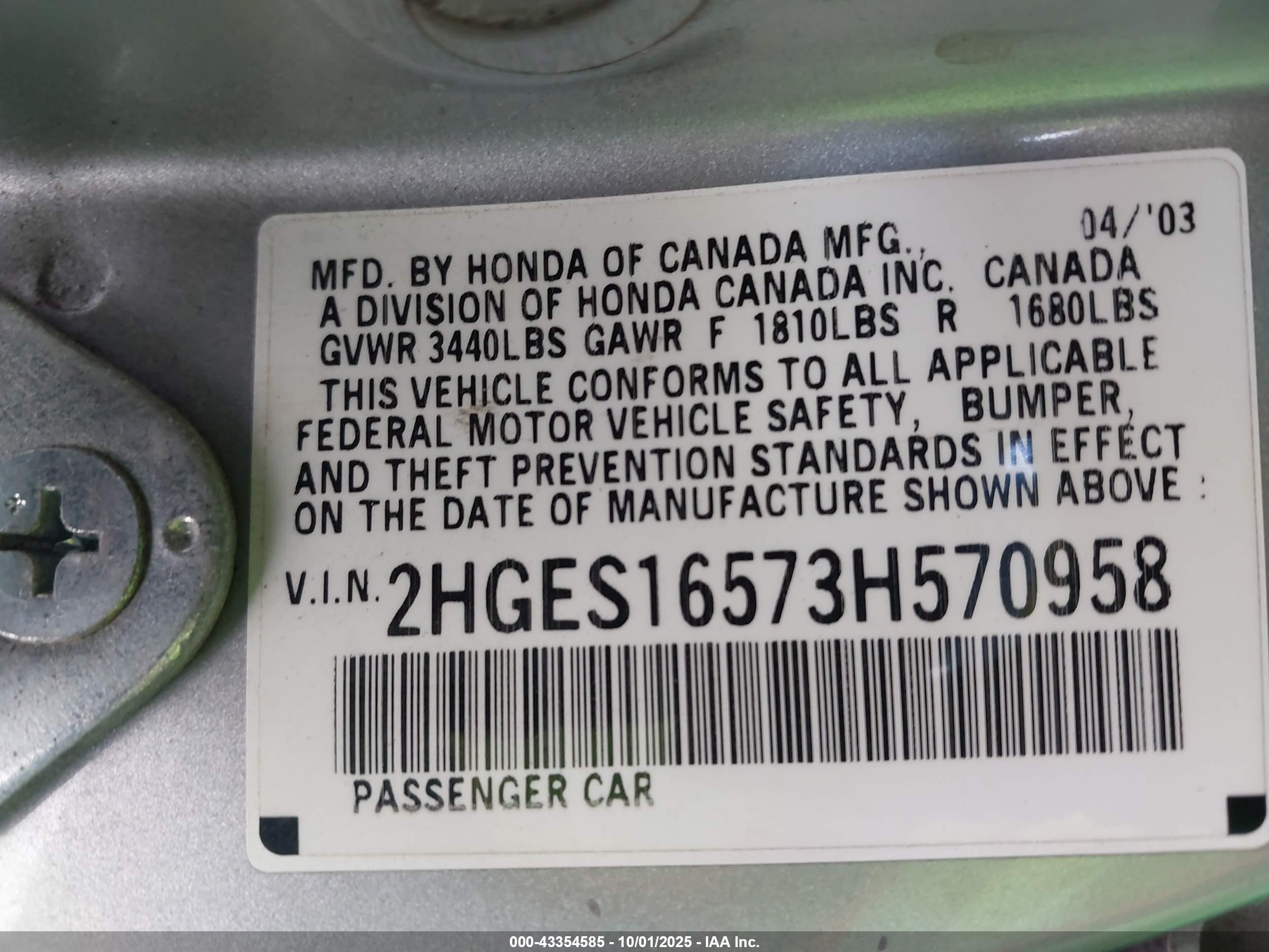 HONDA CIVIC image 9