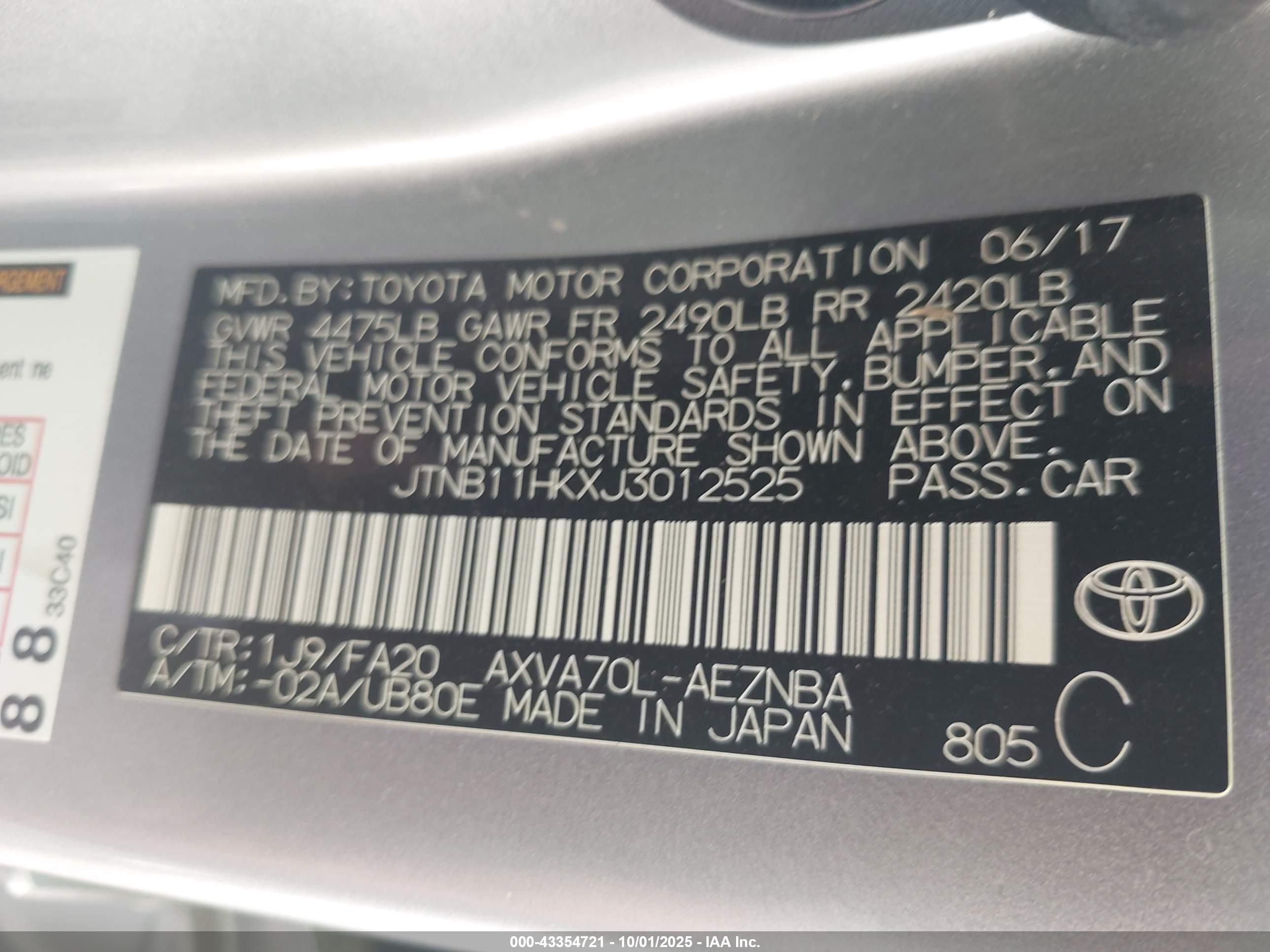 TOYOTA CAMRY image 9