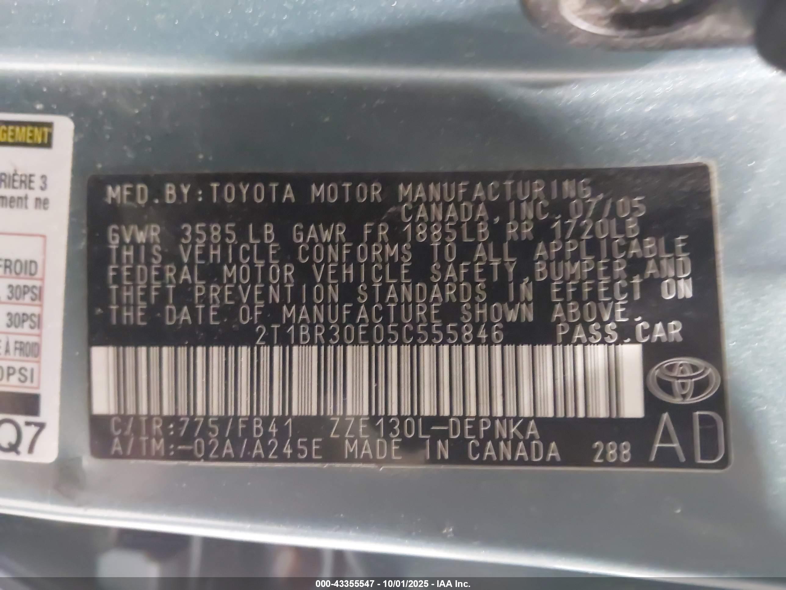 TOYOTA COROLLA image 9