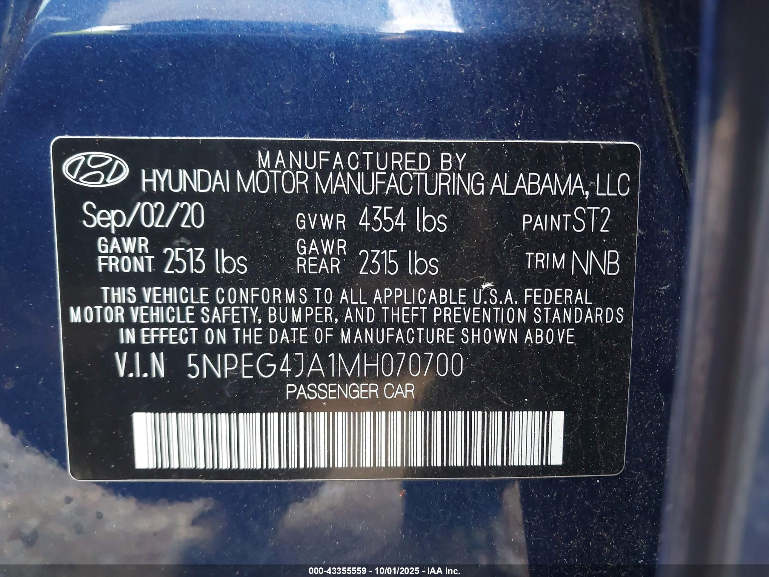 HYUNDAI SONATA image 9