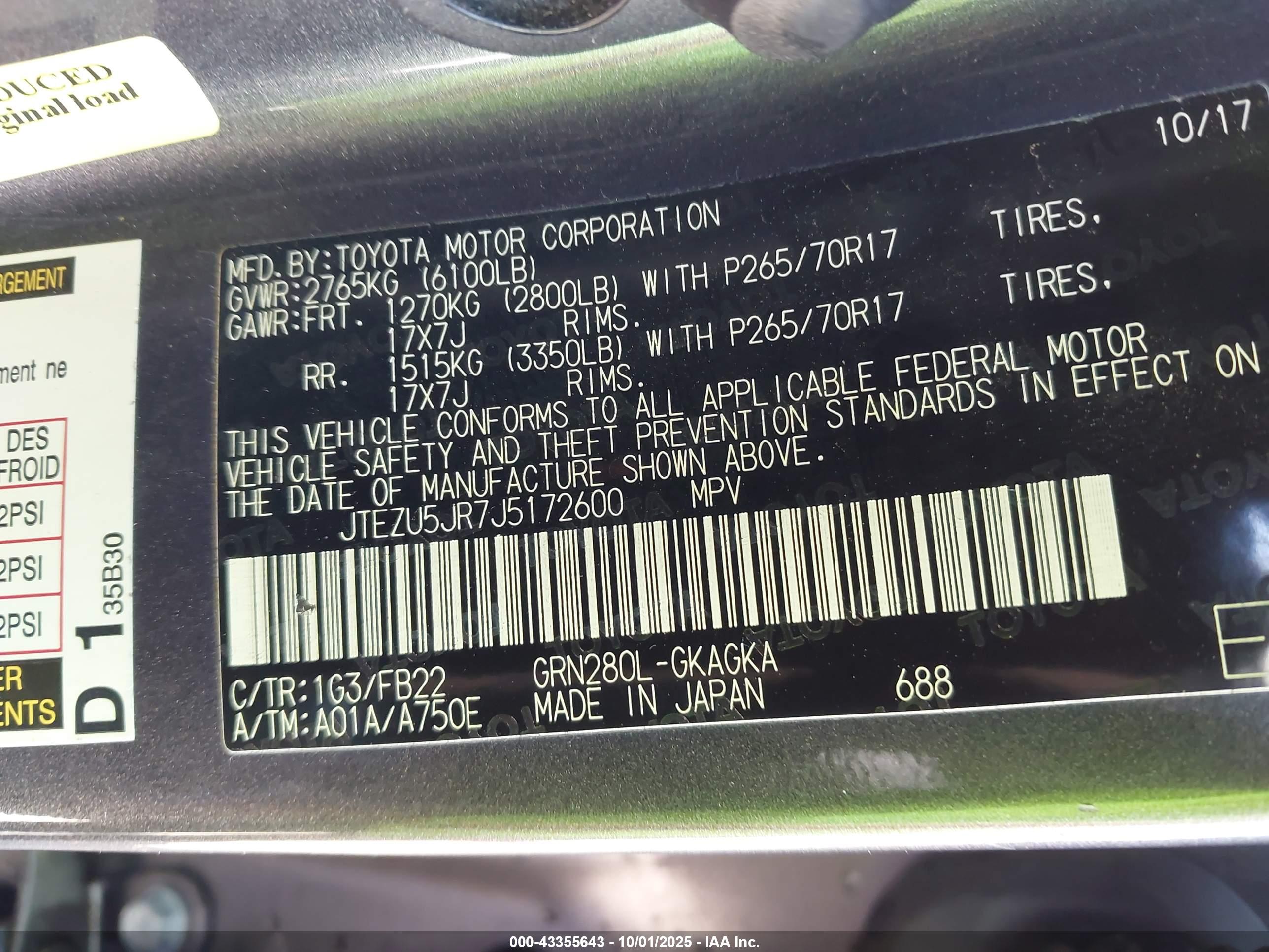 TOYOTA 4RUNNER image 9