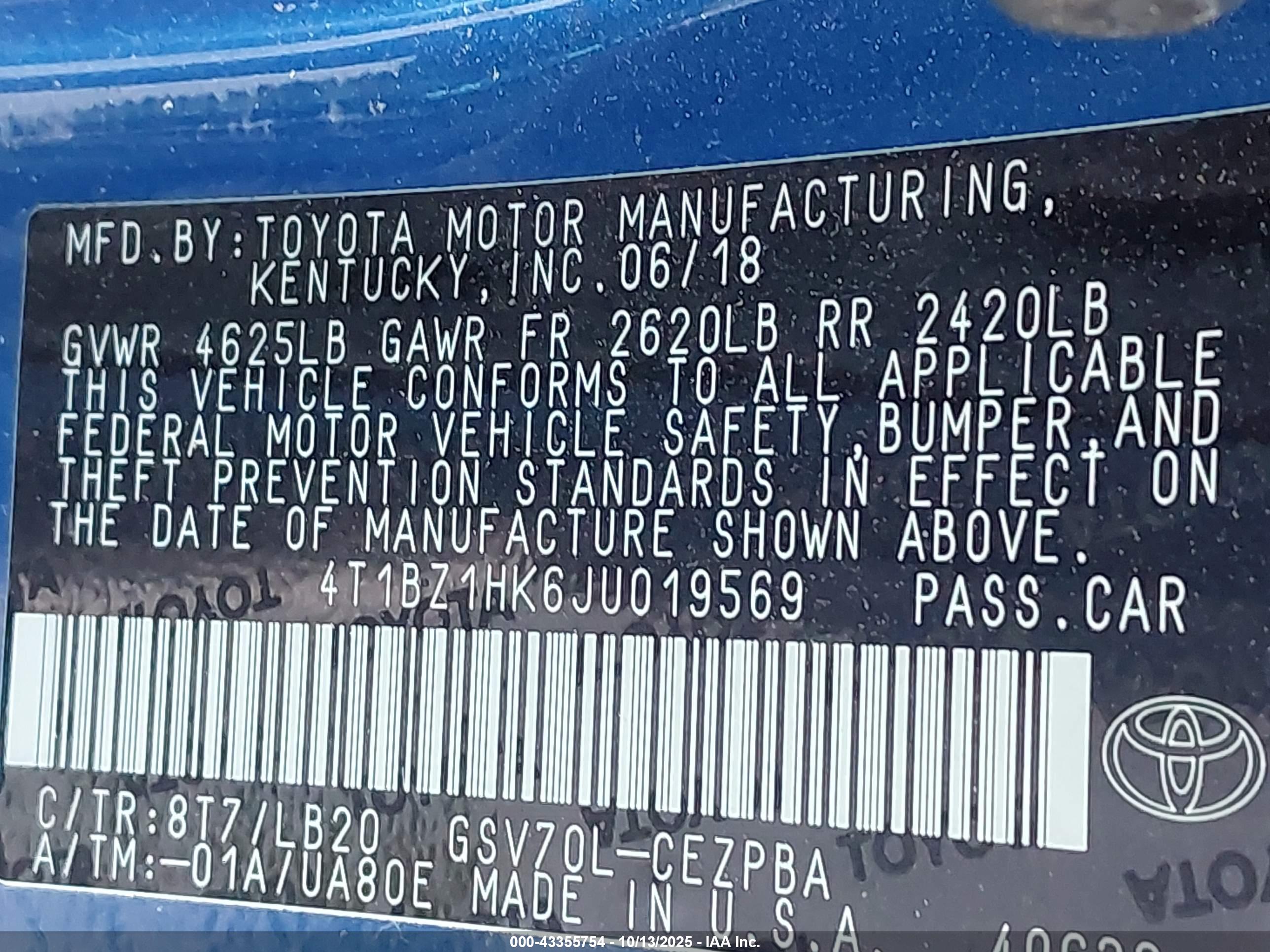 TOYOTA CAMRY image 9