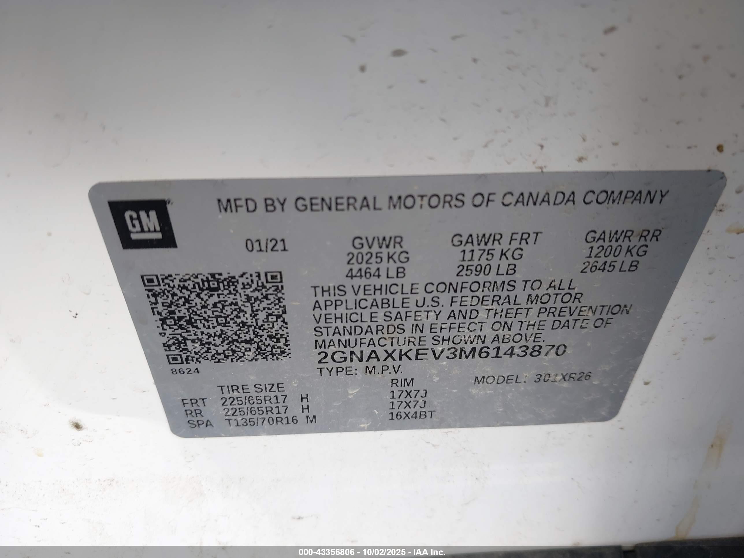 CHEVROLET EQUINOX image 9