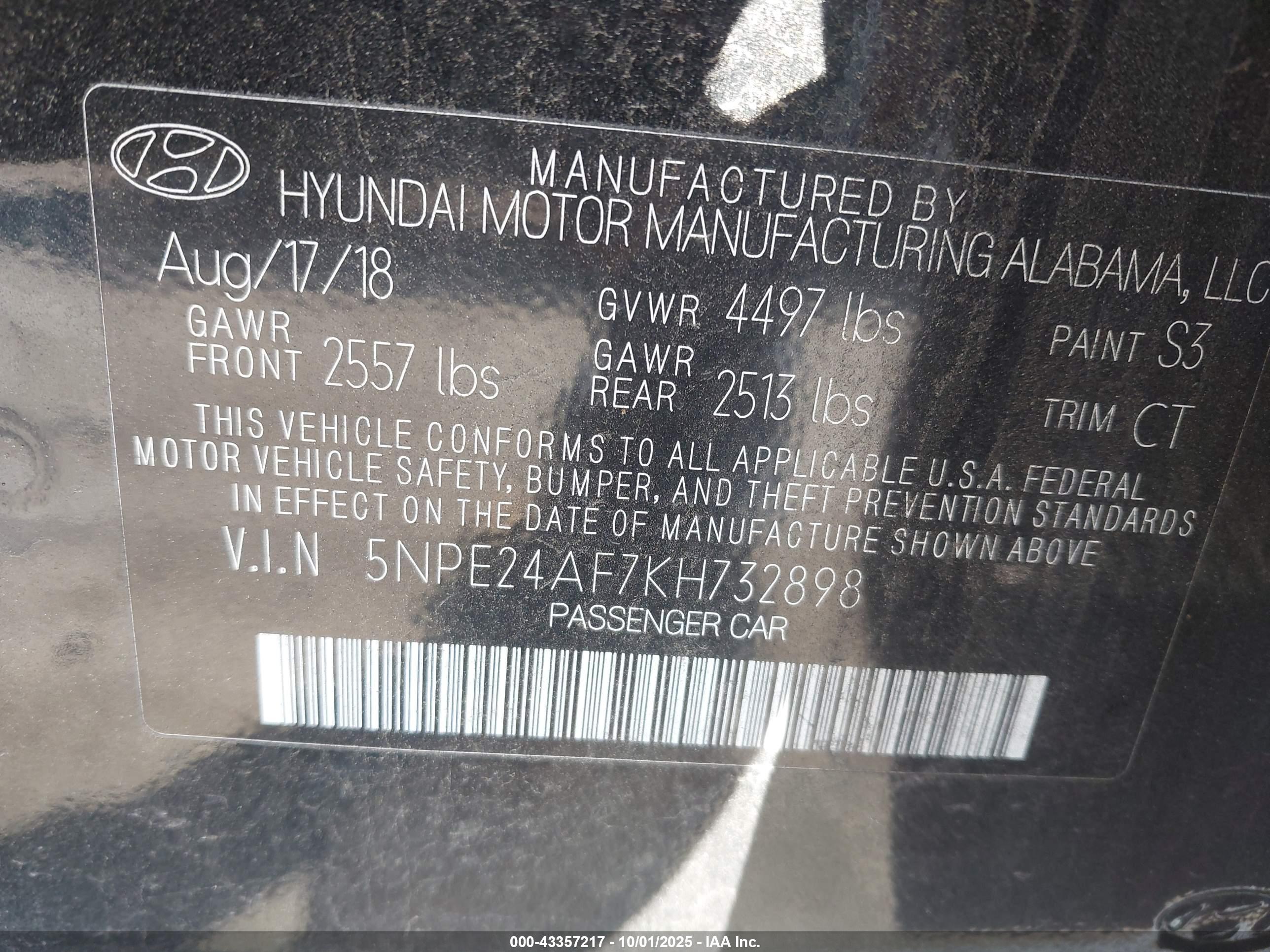 HYUNDAI SONATA image 9