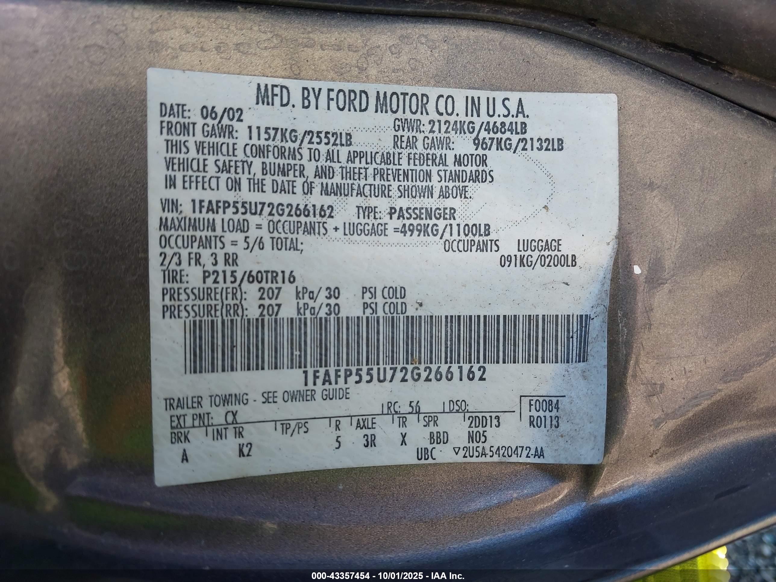 FORD TAURUS image 9