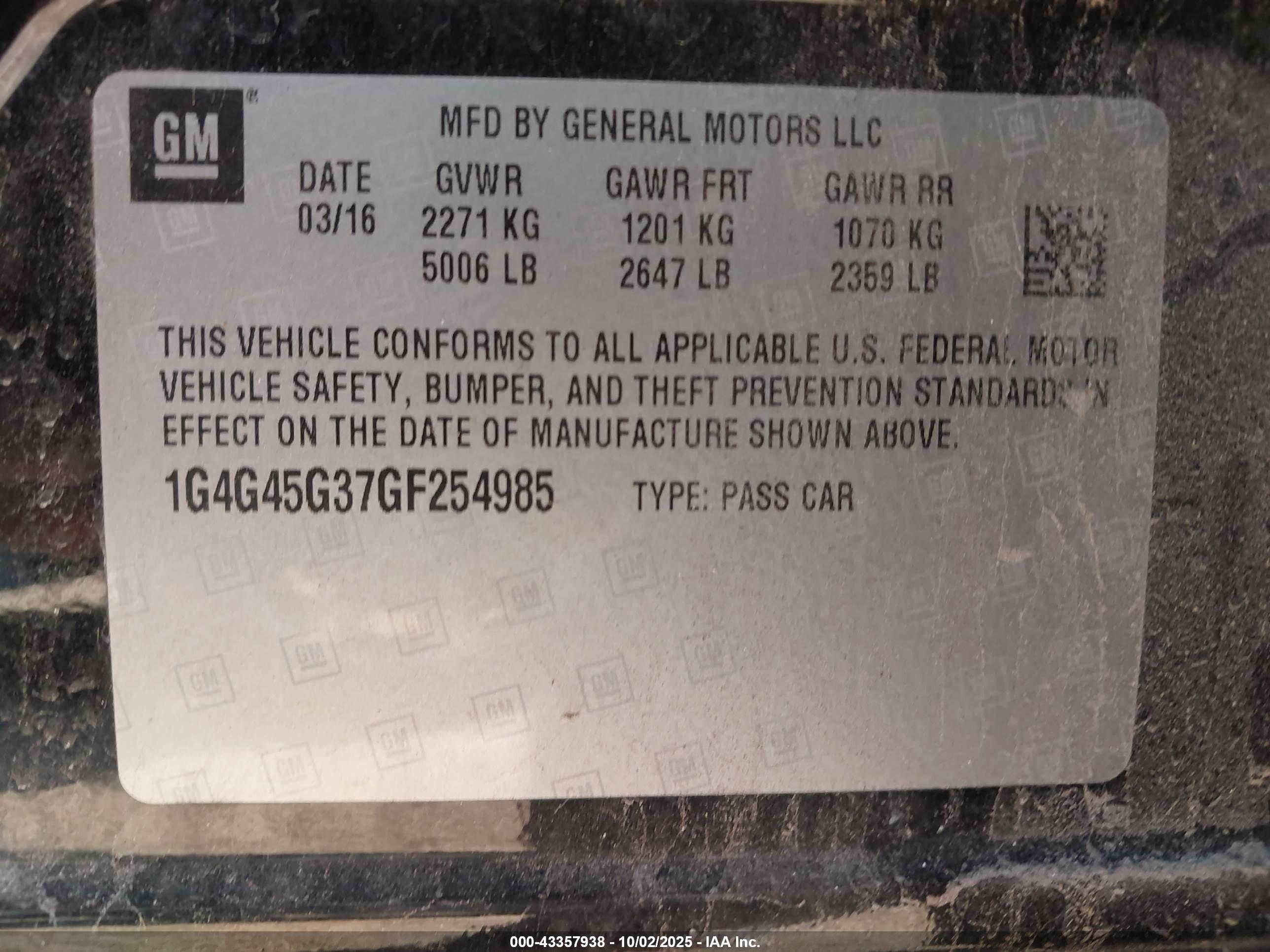 BUICK LACROSSE image 9