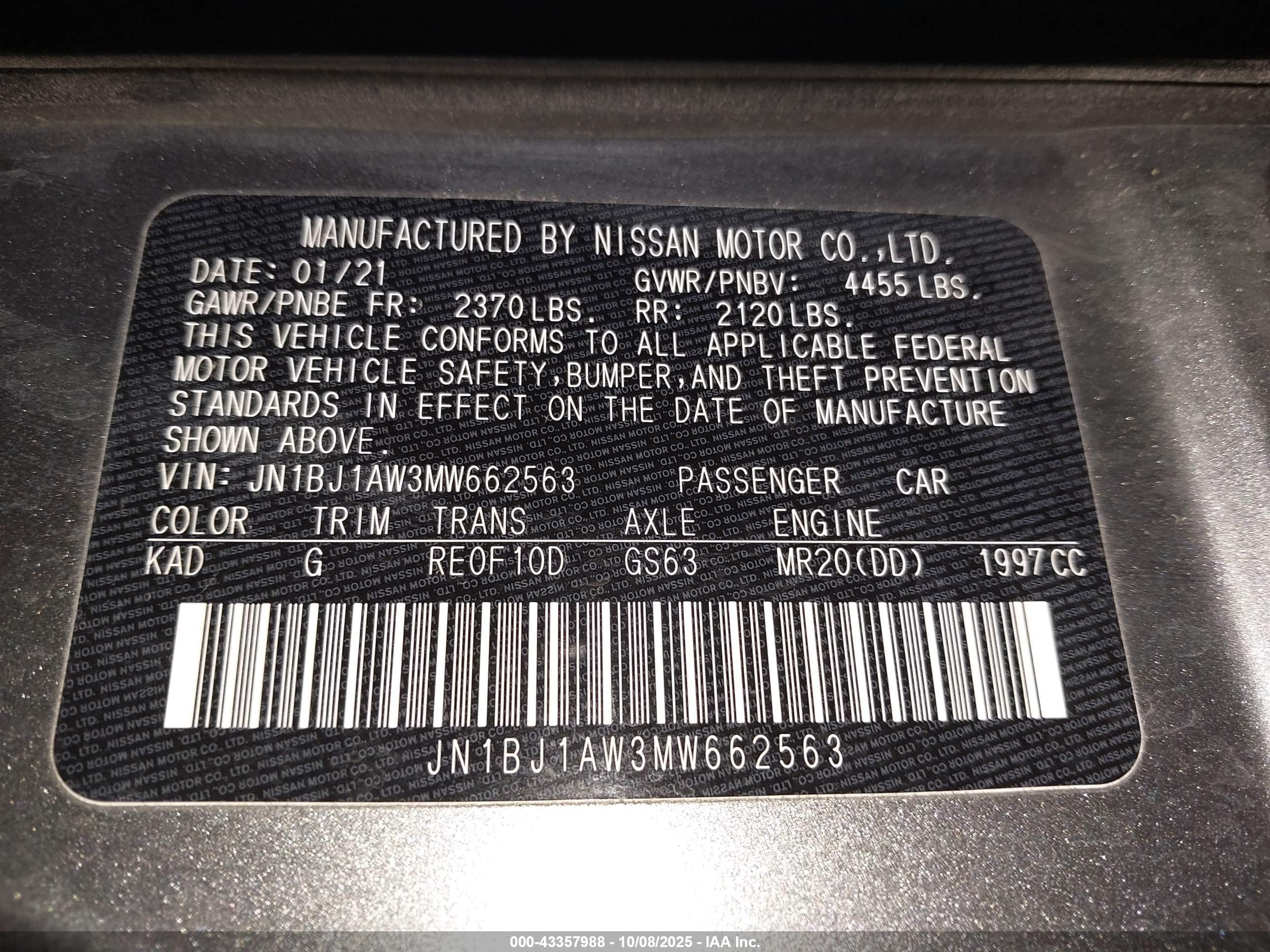 NISSAN ROGUE image 9