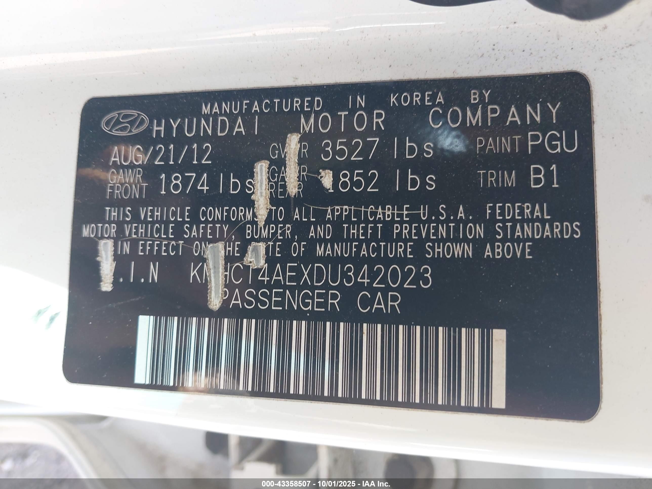 HYUNDAI ACCENT image 9