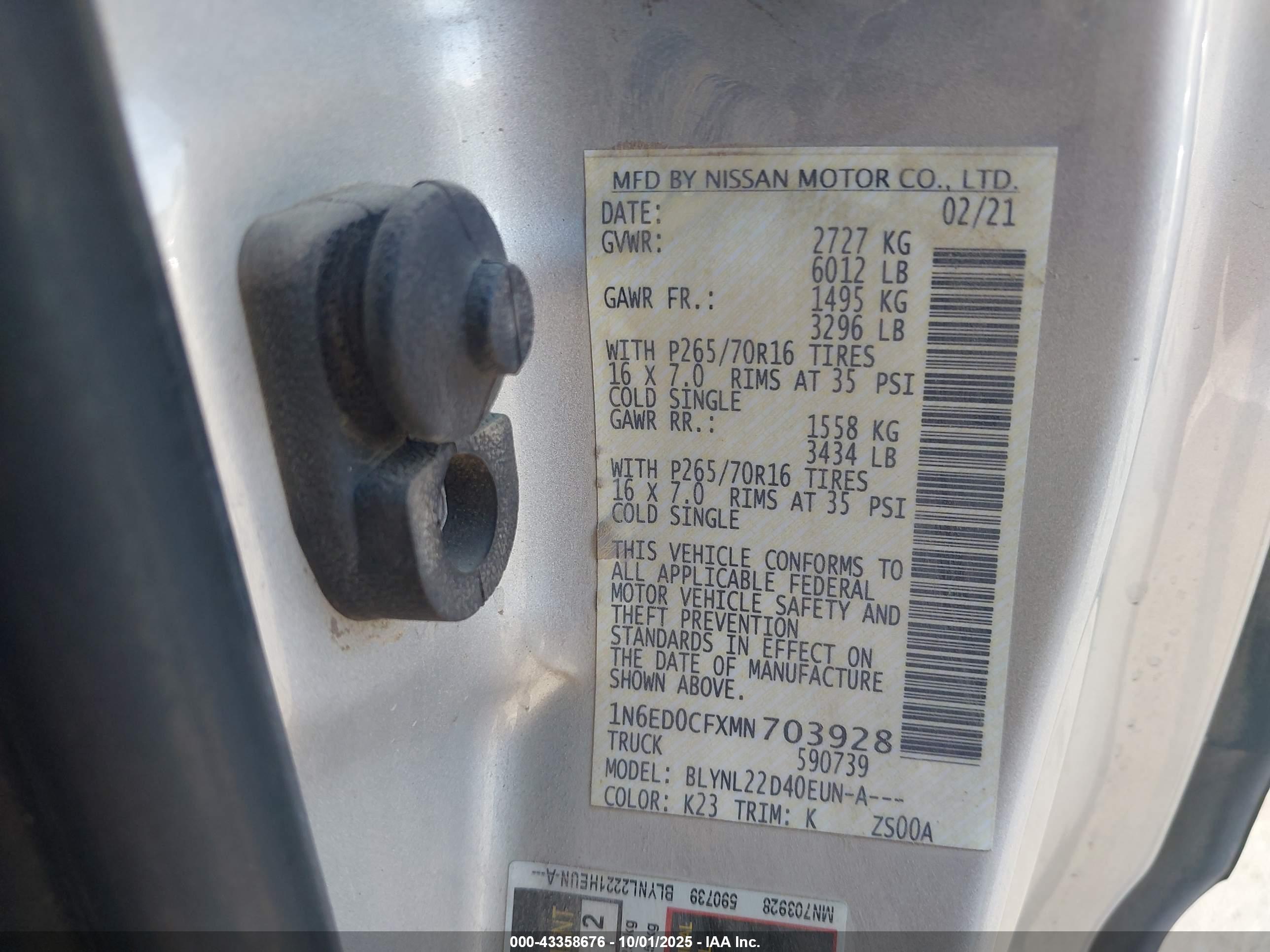 NISSAN FRONTIER image 9