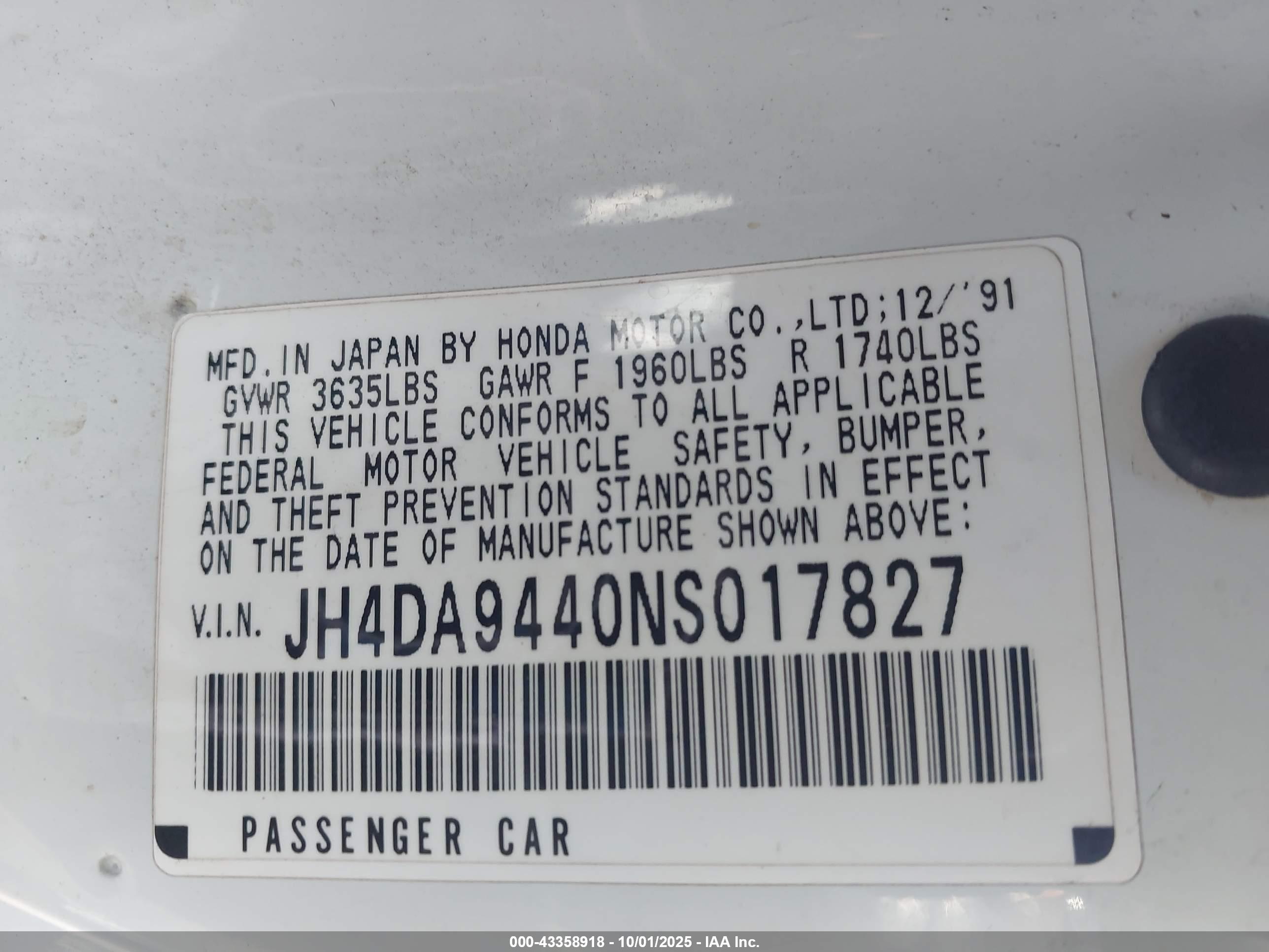 ACURA INTEGRA image 9