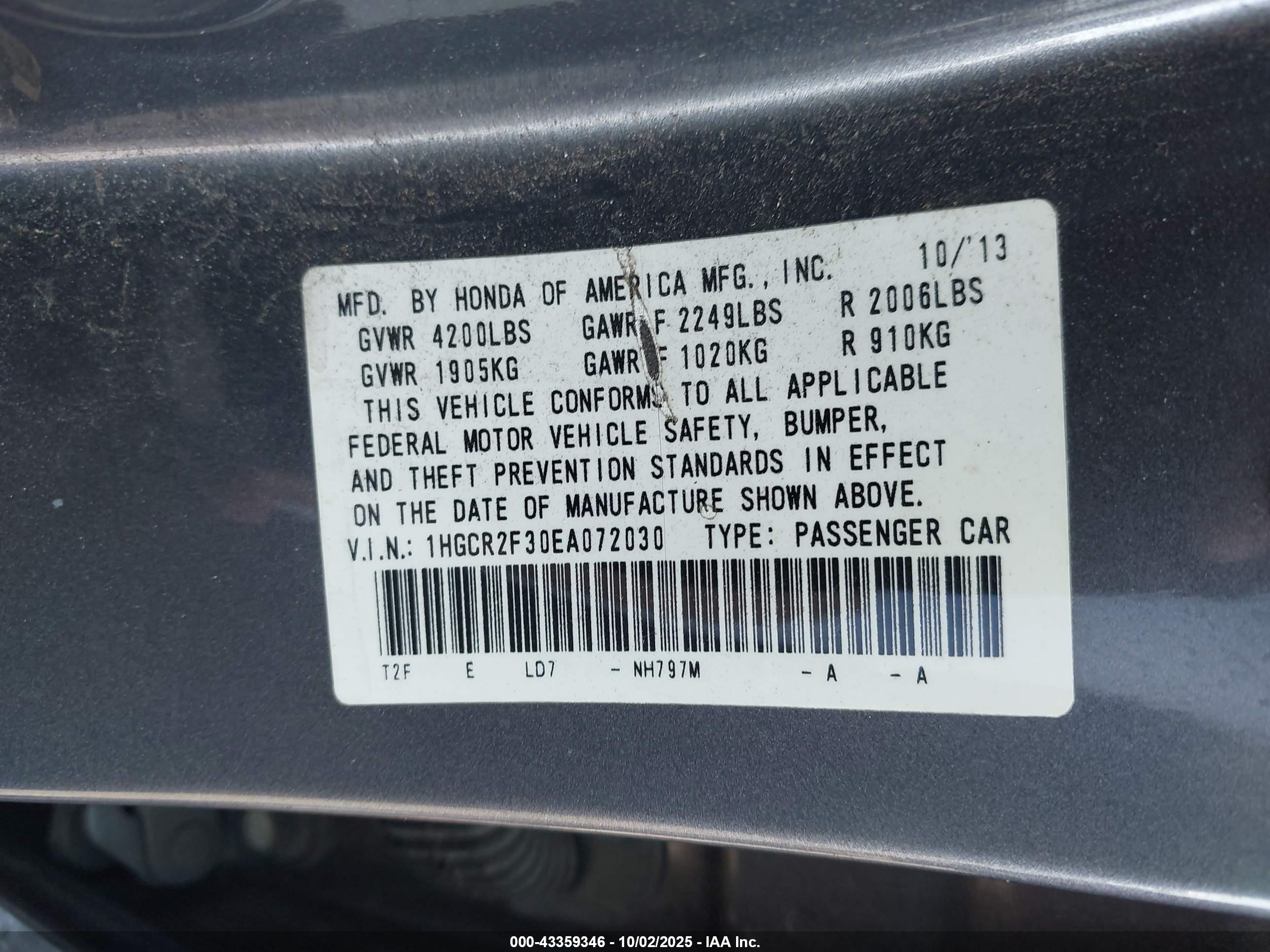 HONDA ACCORD image 9