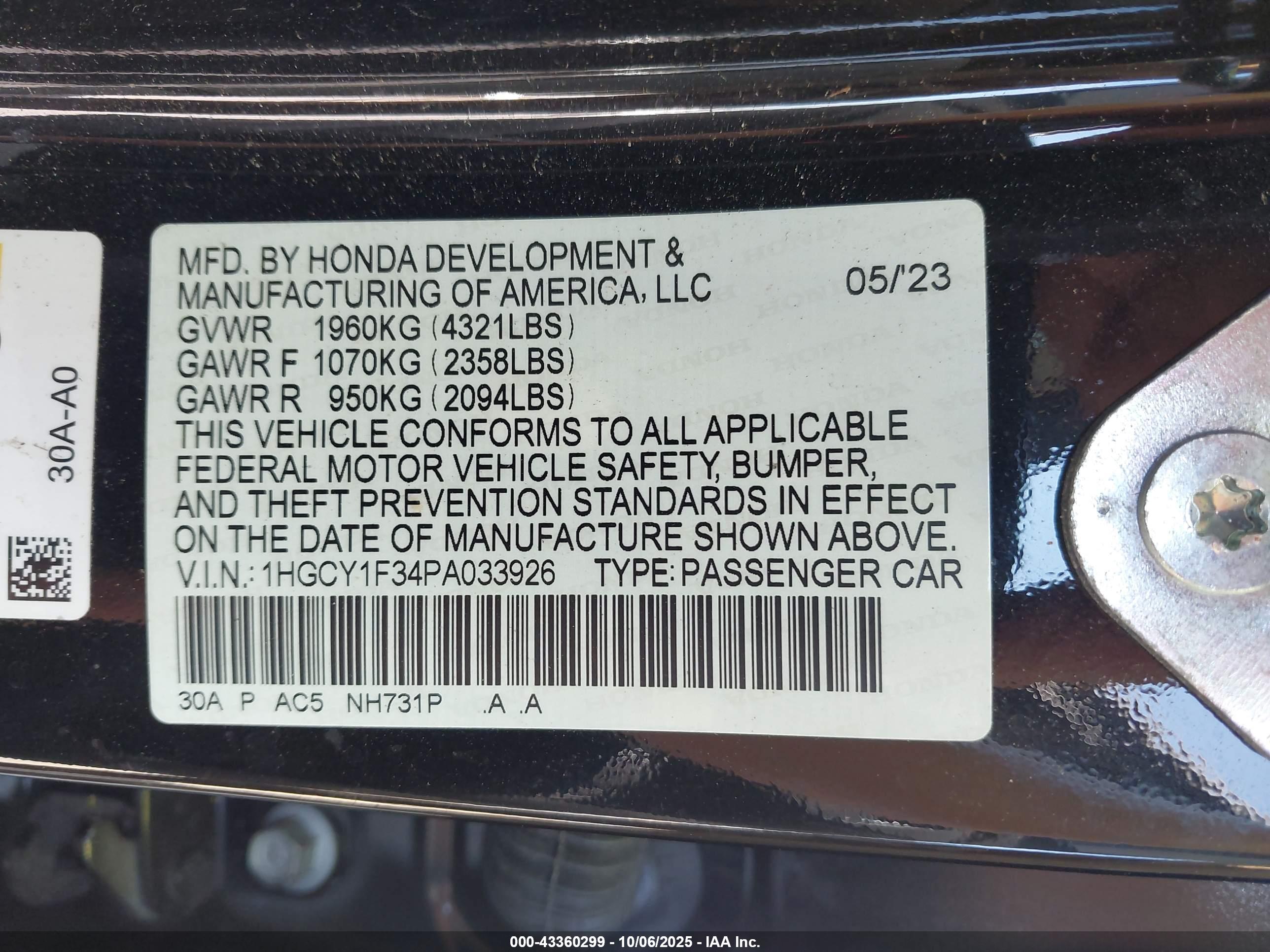 HONDA ACCORD image 9