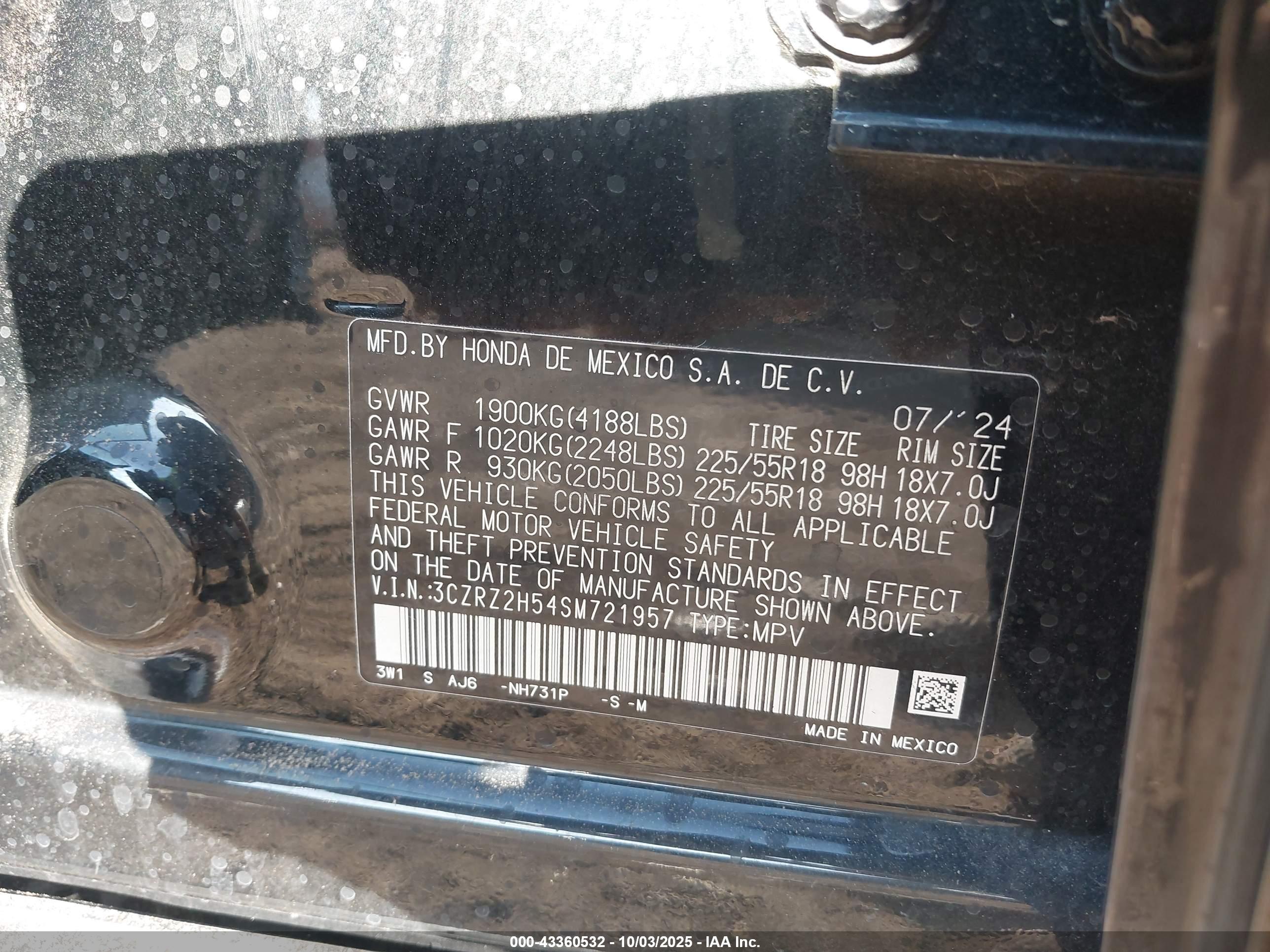 HONDA HR-V image 9