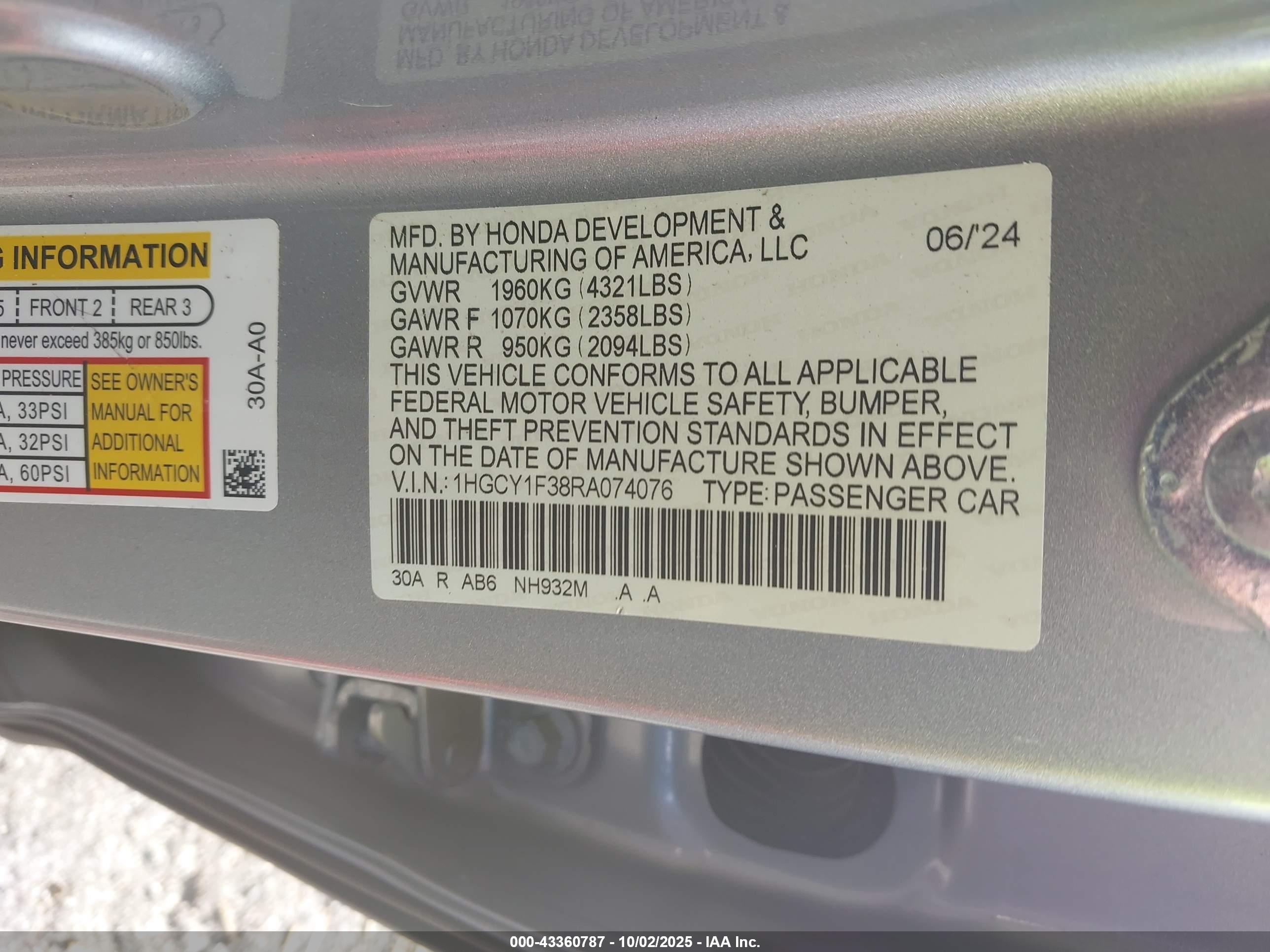HONDA ACCORD image 9